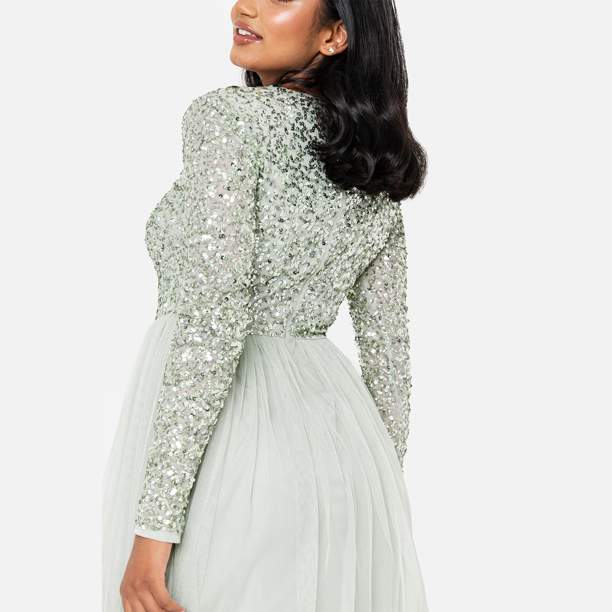 Robe Demoiselle d’Honneur Lys Vert C