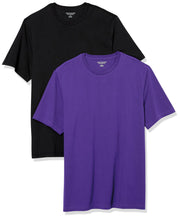 T-shirt Homme Confortable Noir Violet Foncé I