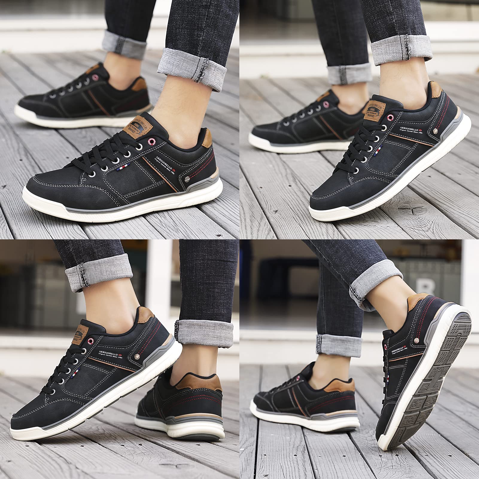 Baskets Homme Ville Casual A Noir H