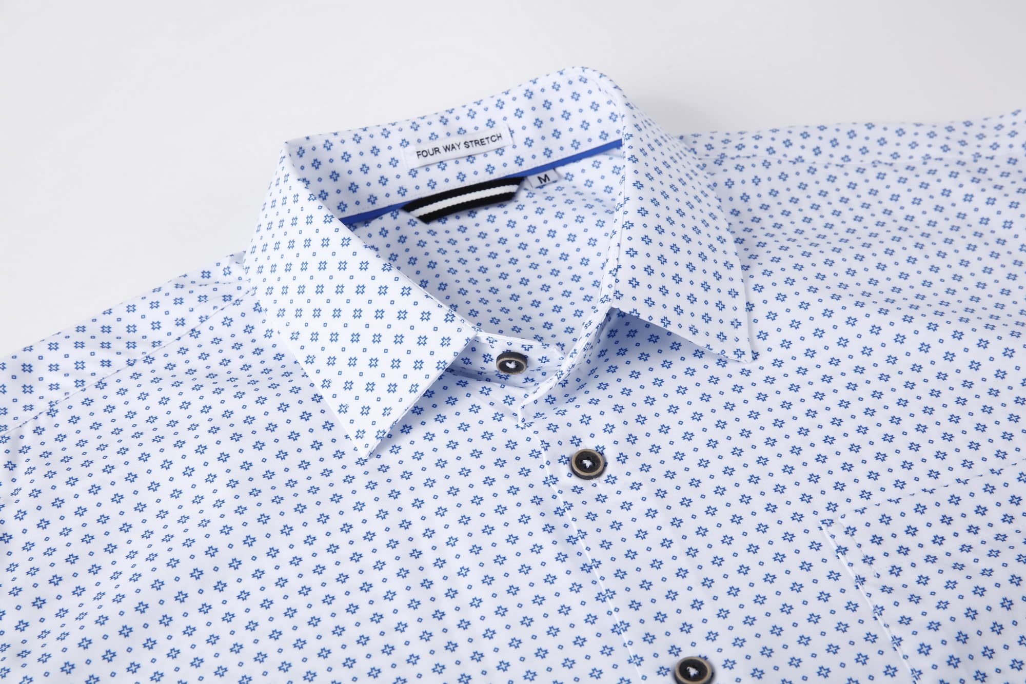 Chemise Homme  Élégante & Moderne White Cross-552 E