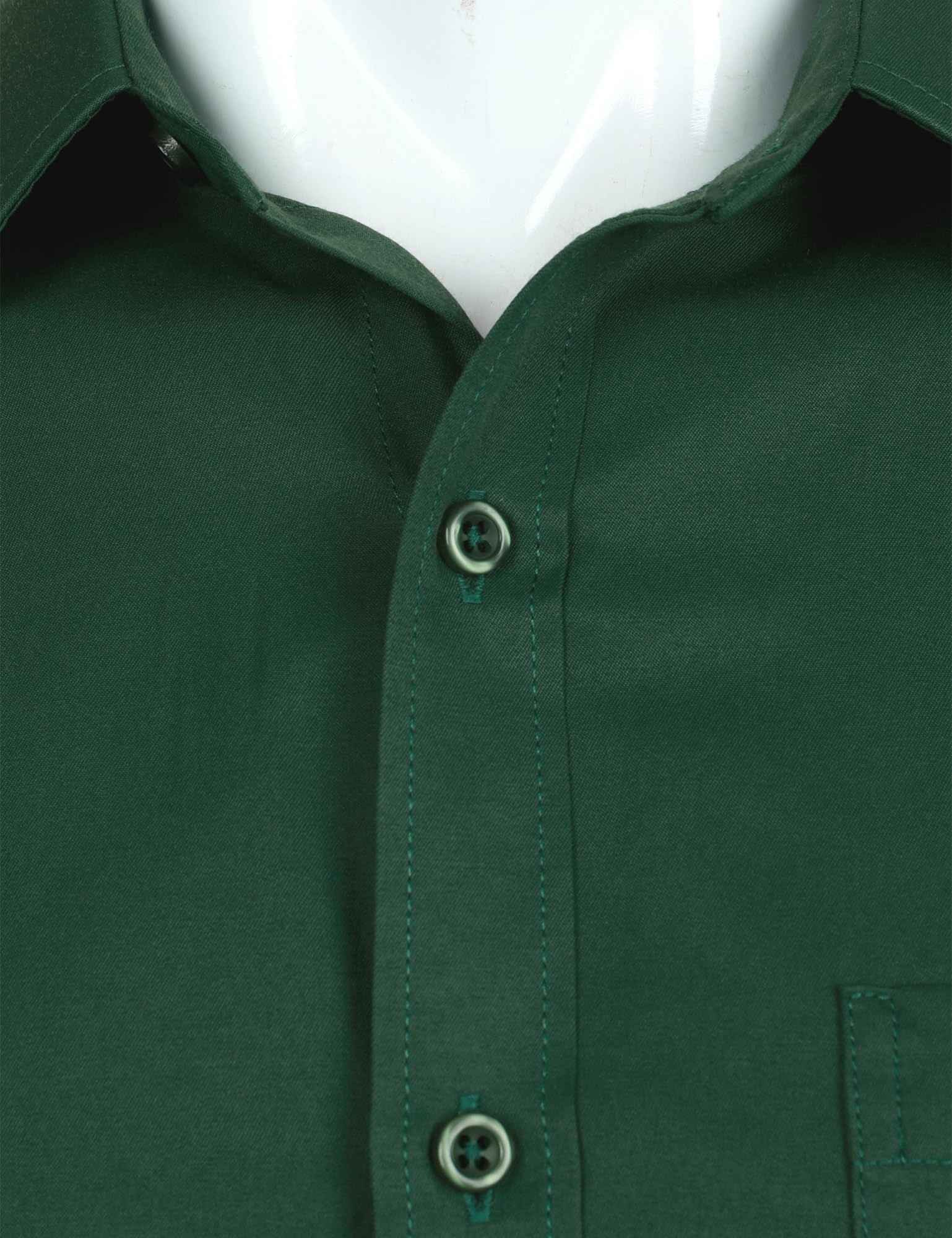 Chemise Homme Coupe Ajustée Vert B