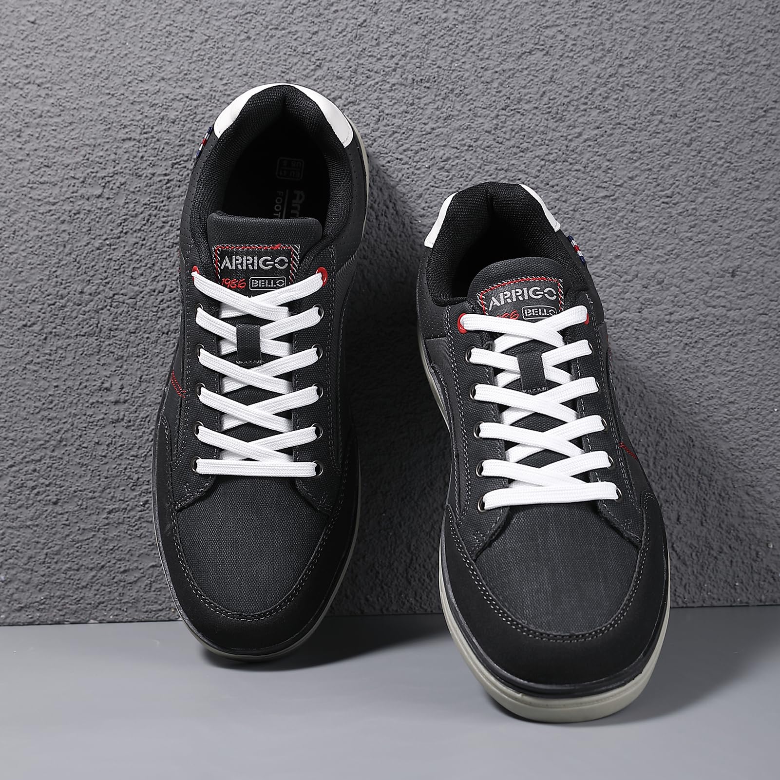 Baskets Homme Ville Casual D Noir H