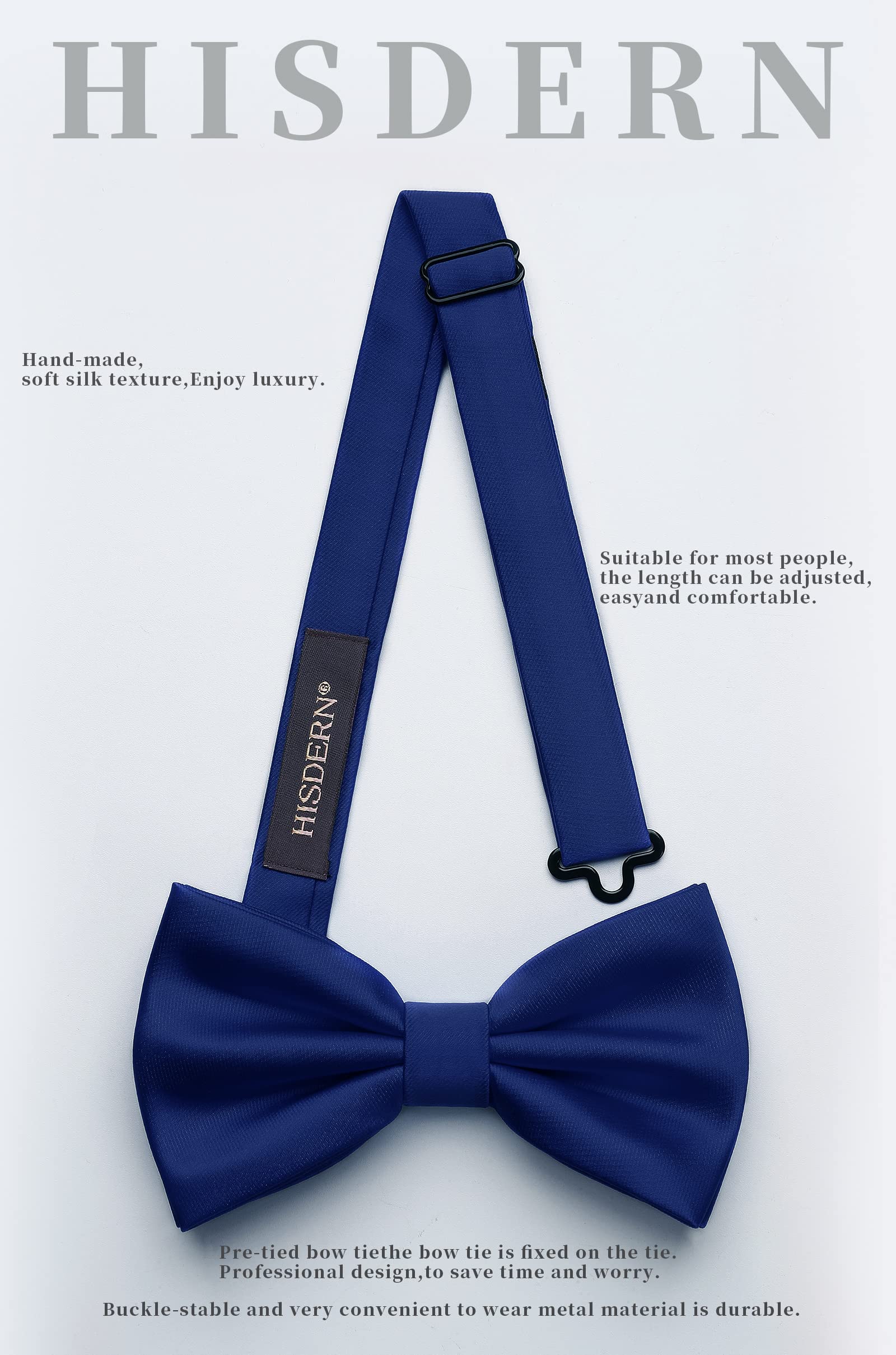 Nœud Papillon B Bleu Marine-3 G