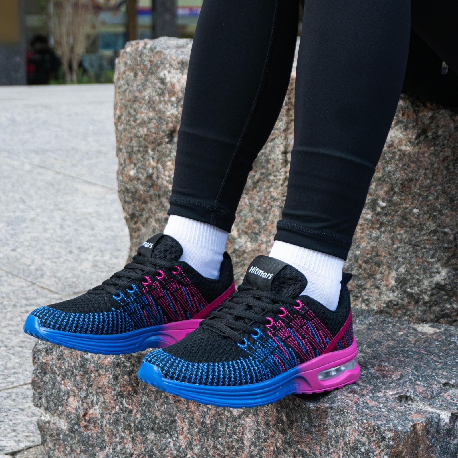 Baskets Running Femme Violet bleu G