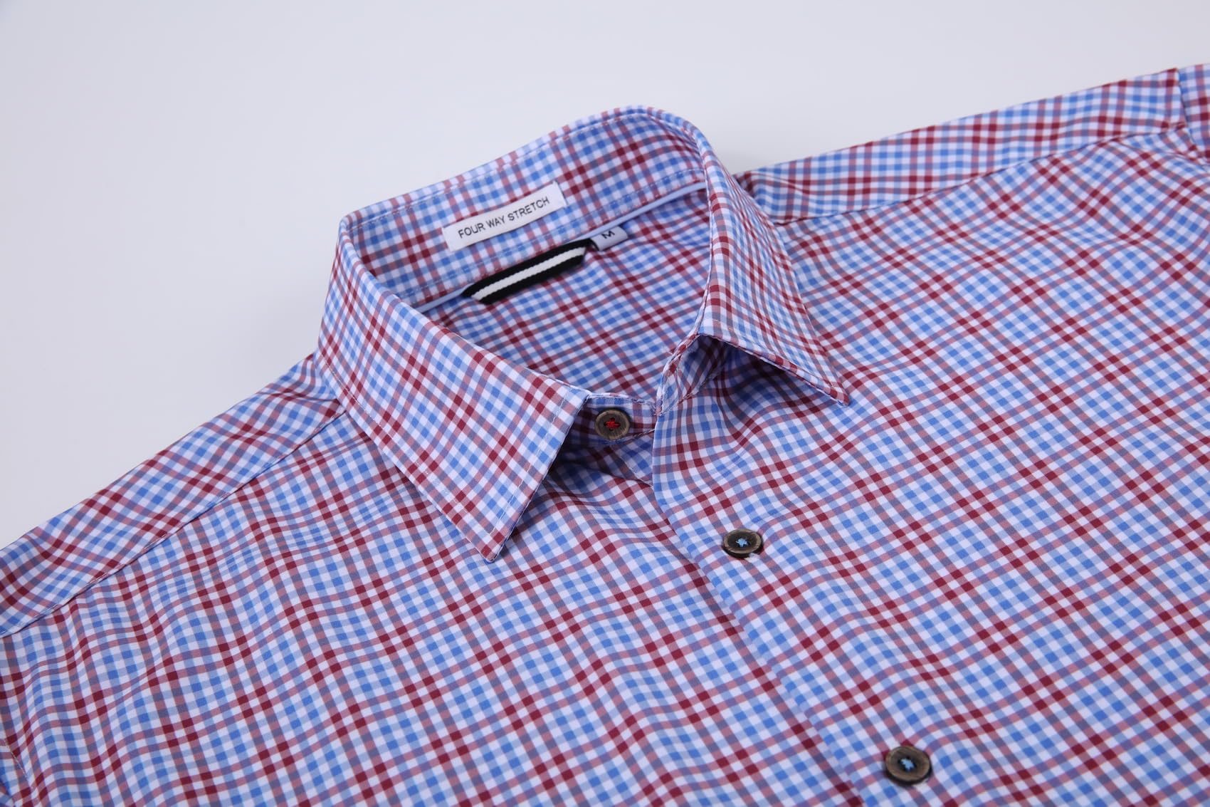 Chemise Homme Extensible Bleue Red D