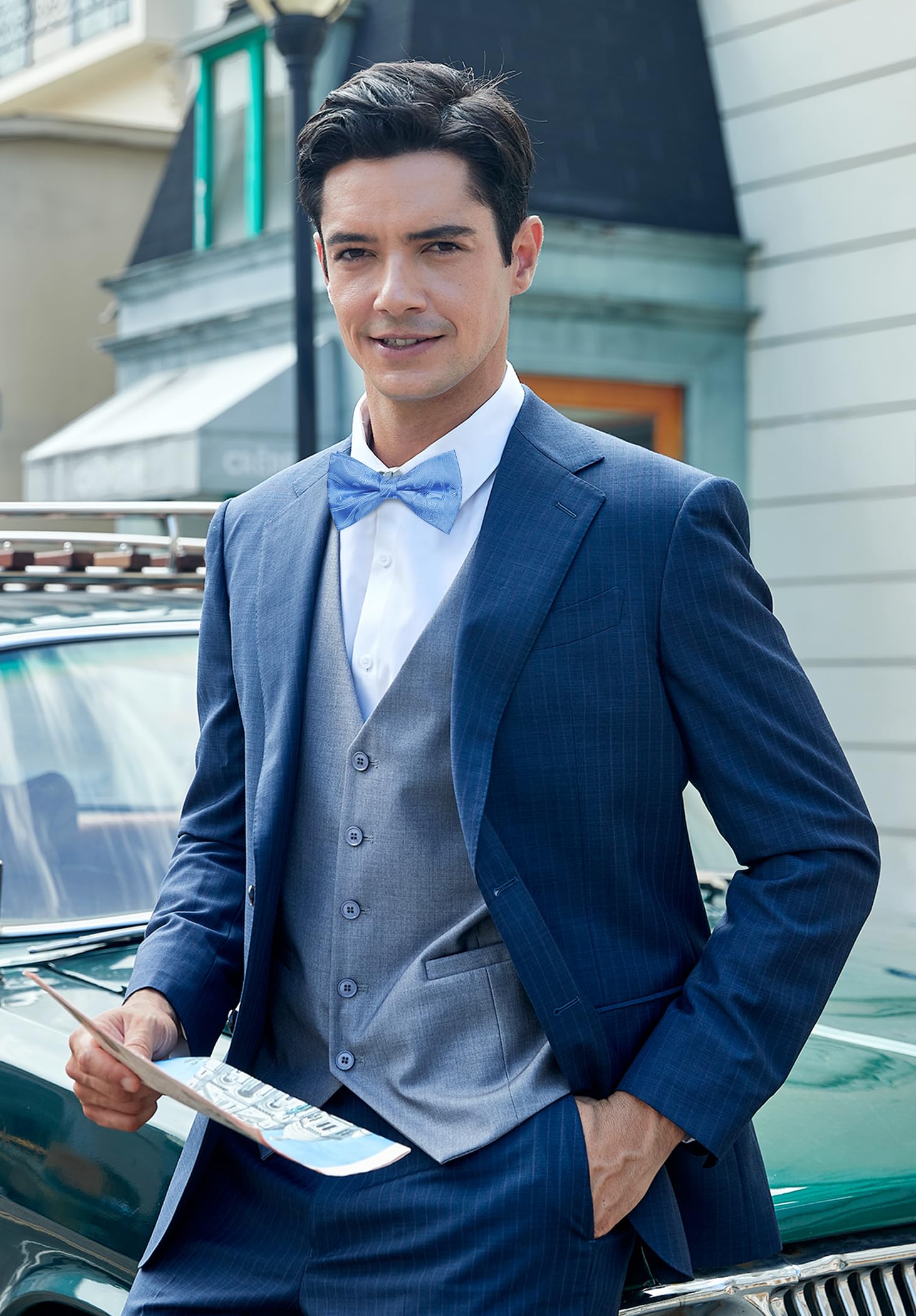 Nœud Papillon B Bleu Clair-2 G