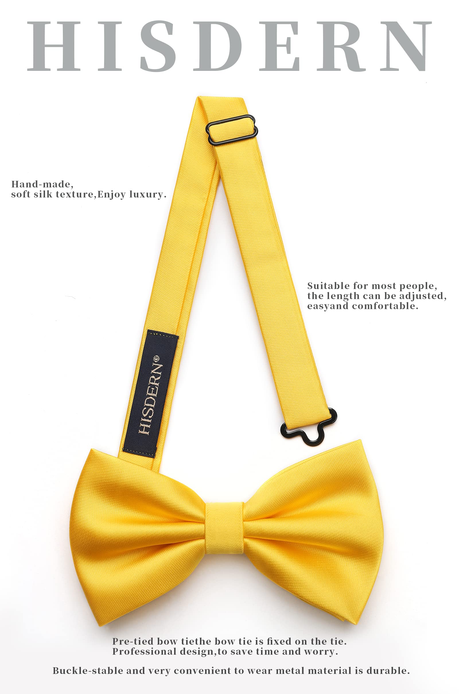 Nœud Papillon Y Jaune-1 G