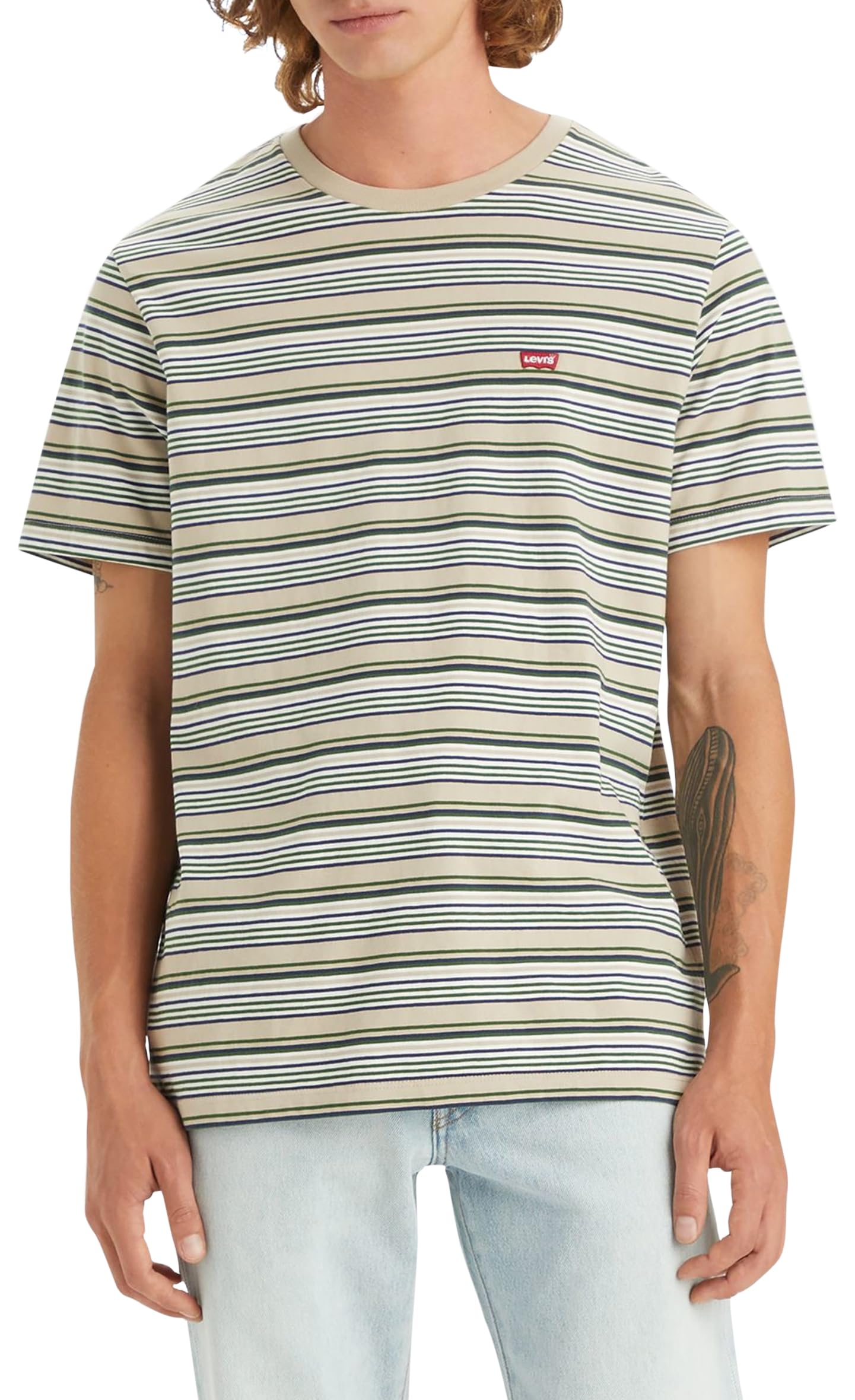 T-Shirt Levi’s Original Rings Stripe Feather Grey H