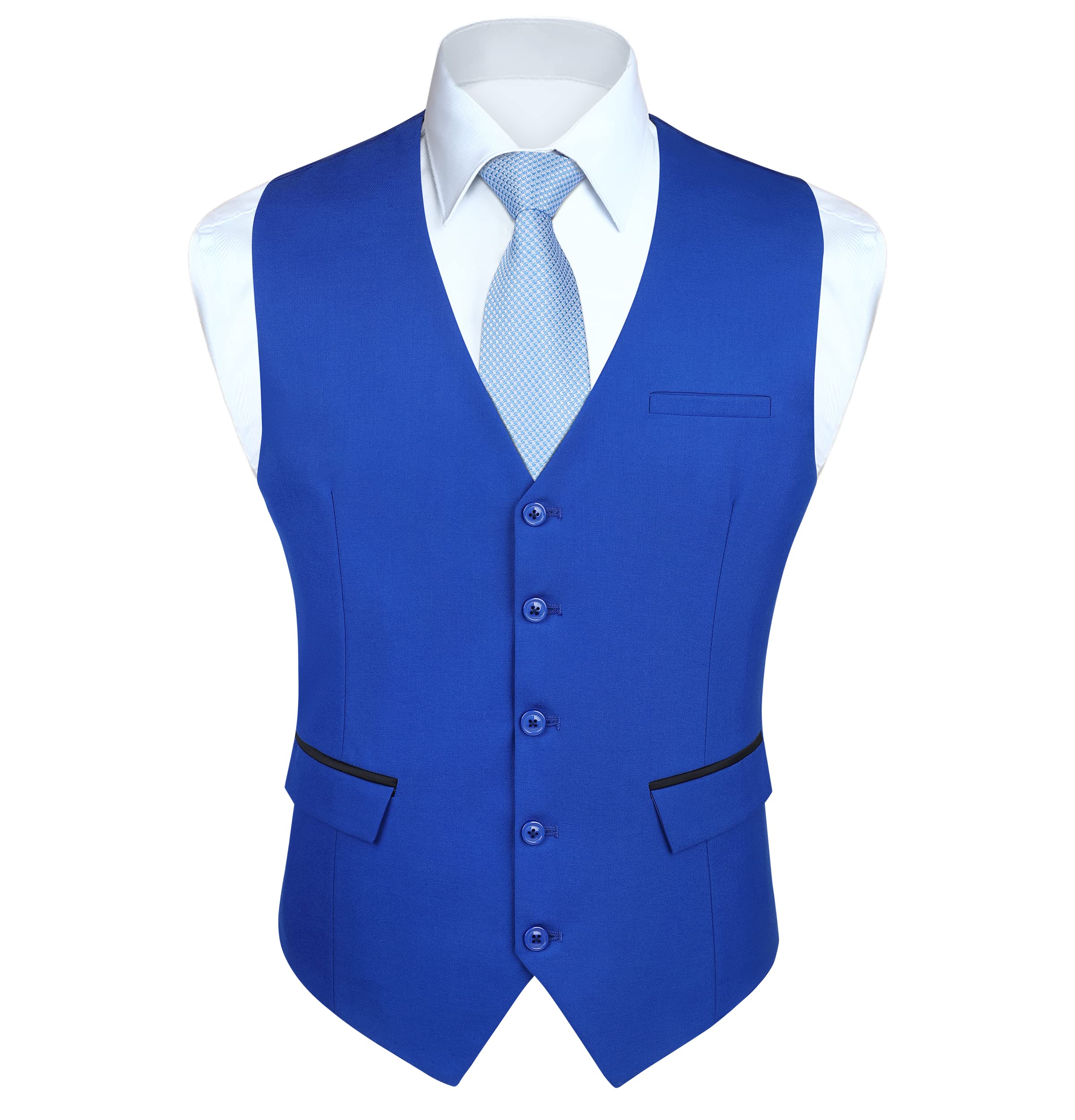 Gilet Costume Homme Bleu D