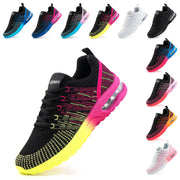 Baskets Running Femme Violet Jaune G