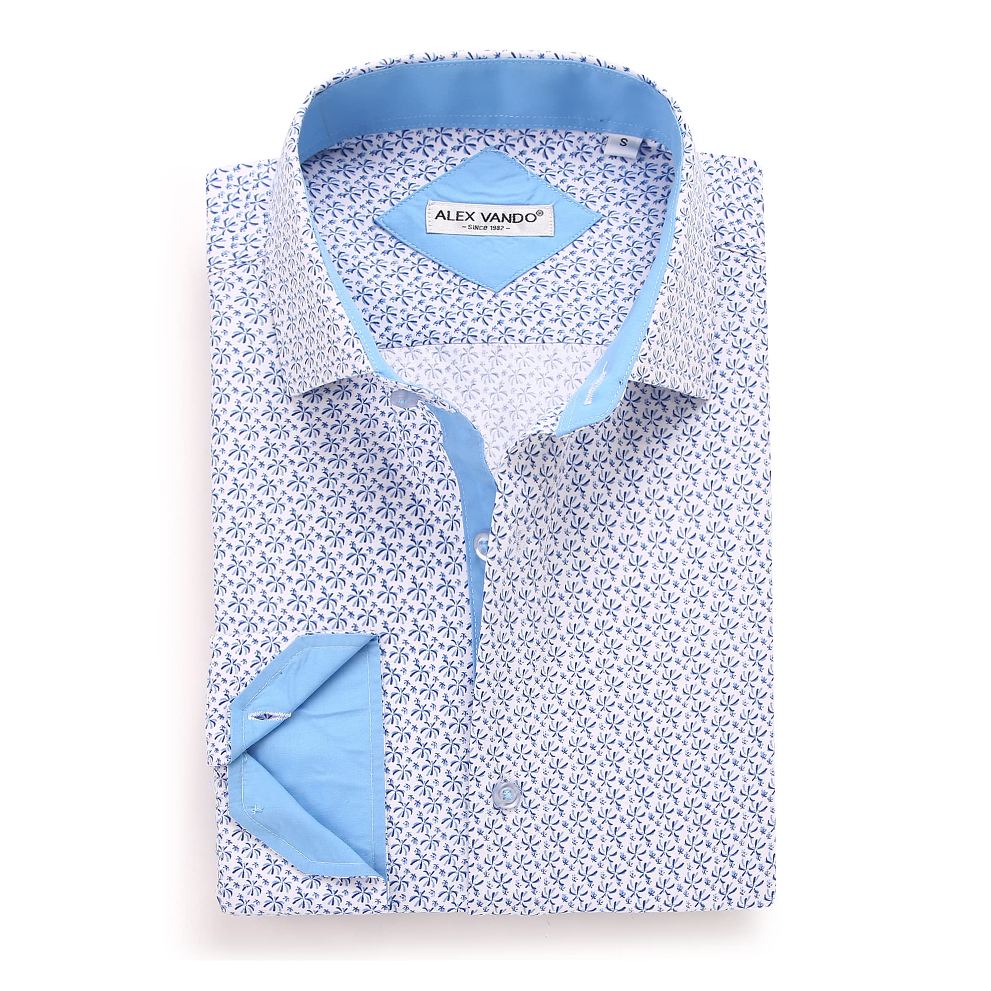 Chemise Homme  Élégante & Moderne White-6495 E