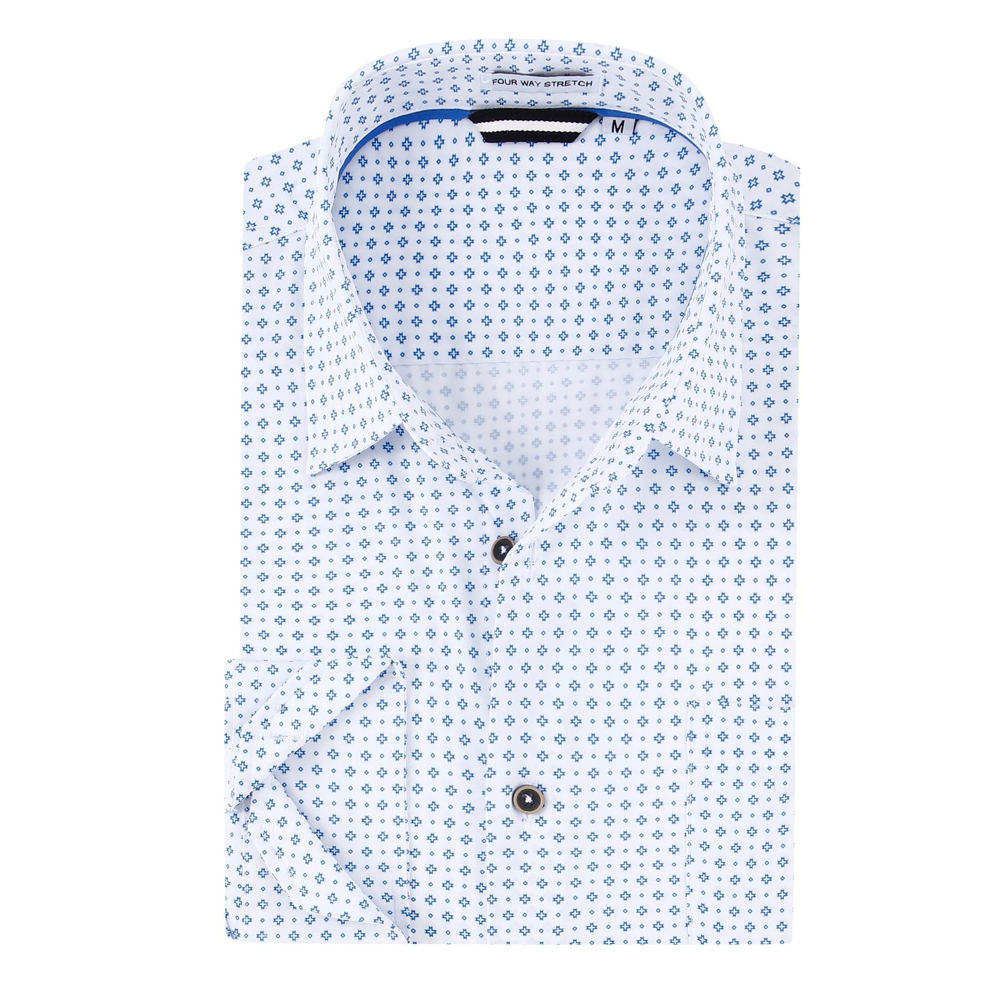Chemise Homme  Élégante & Moderne White Cross-552 E