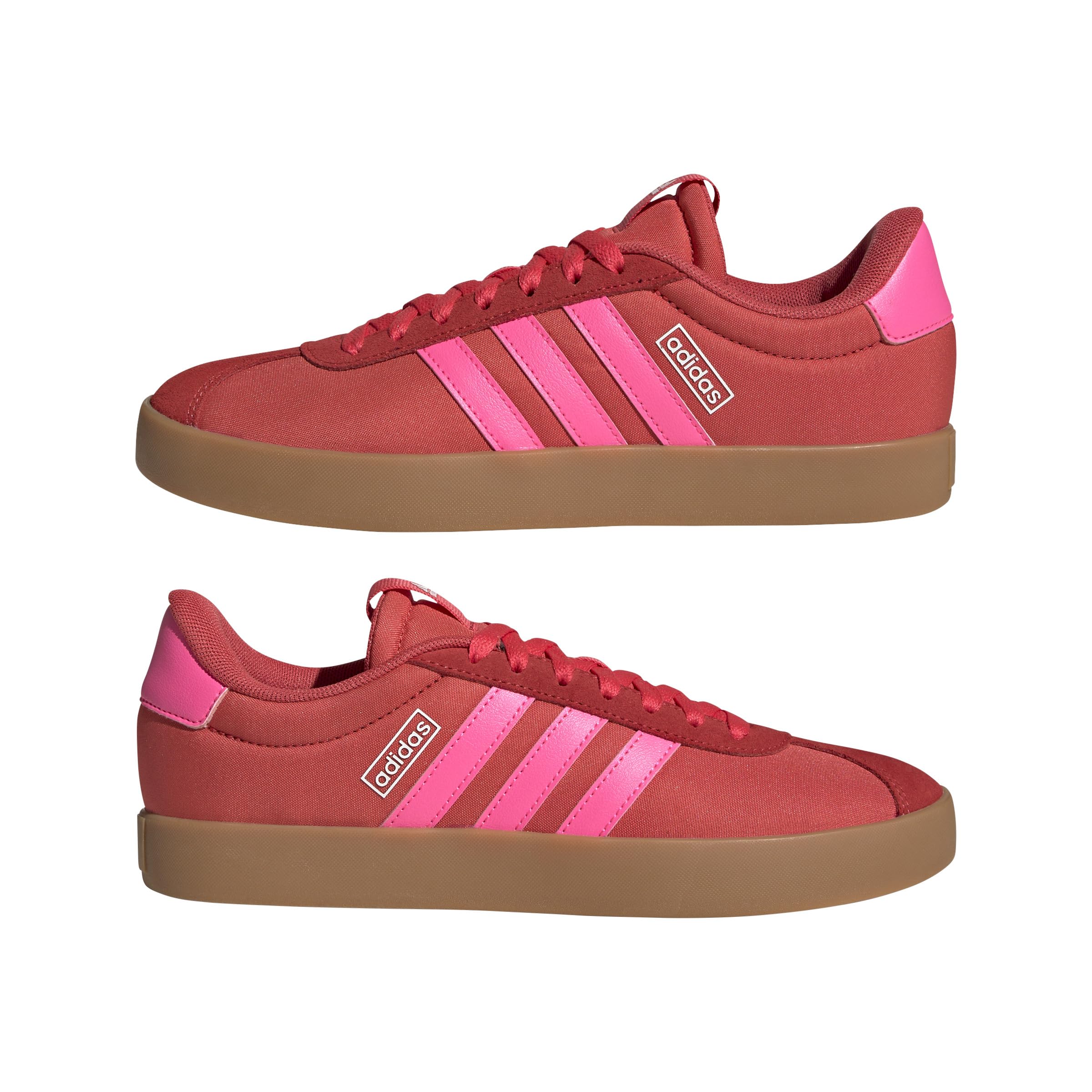 Adidas VL Court 3.0 Femme Semi Lucid Red Lucid Pink Core White F