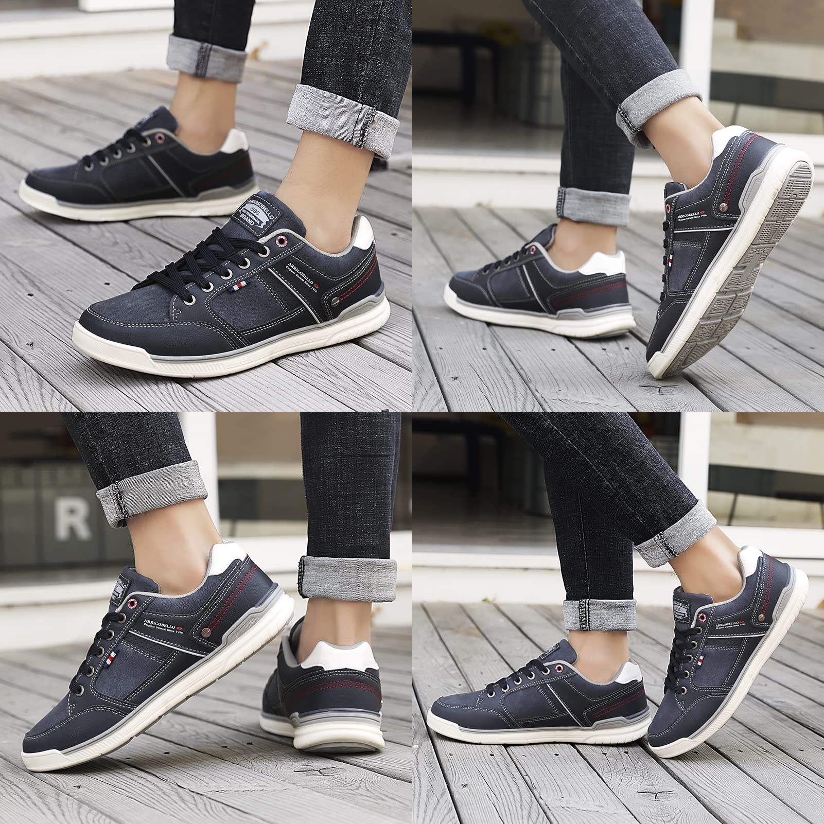 Baskets Homme Ville Casual A Bleu H