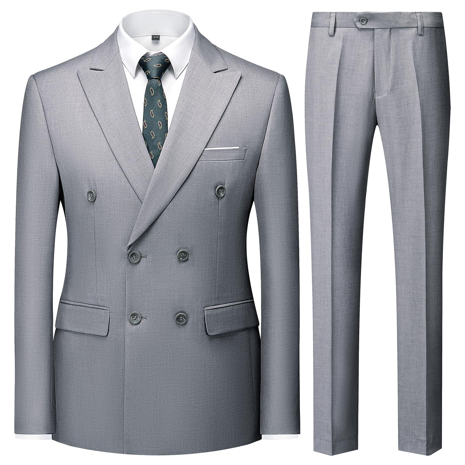 Costume Homme 2 Pièces Gris I
