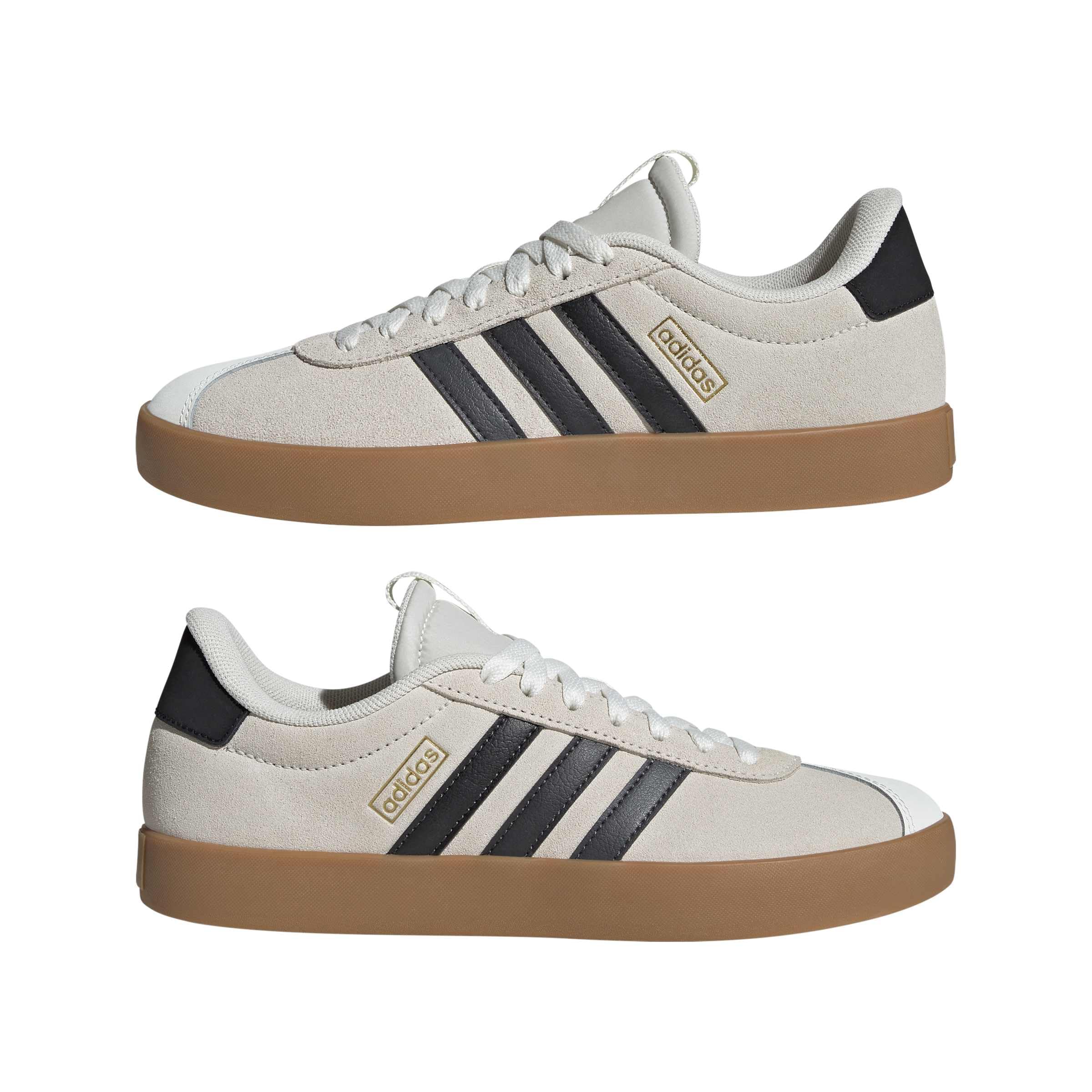 Adidas VL Court 3.0 Femme Off White Grey Six Gold Metallic F