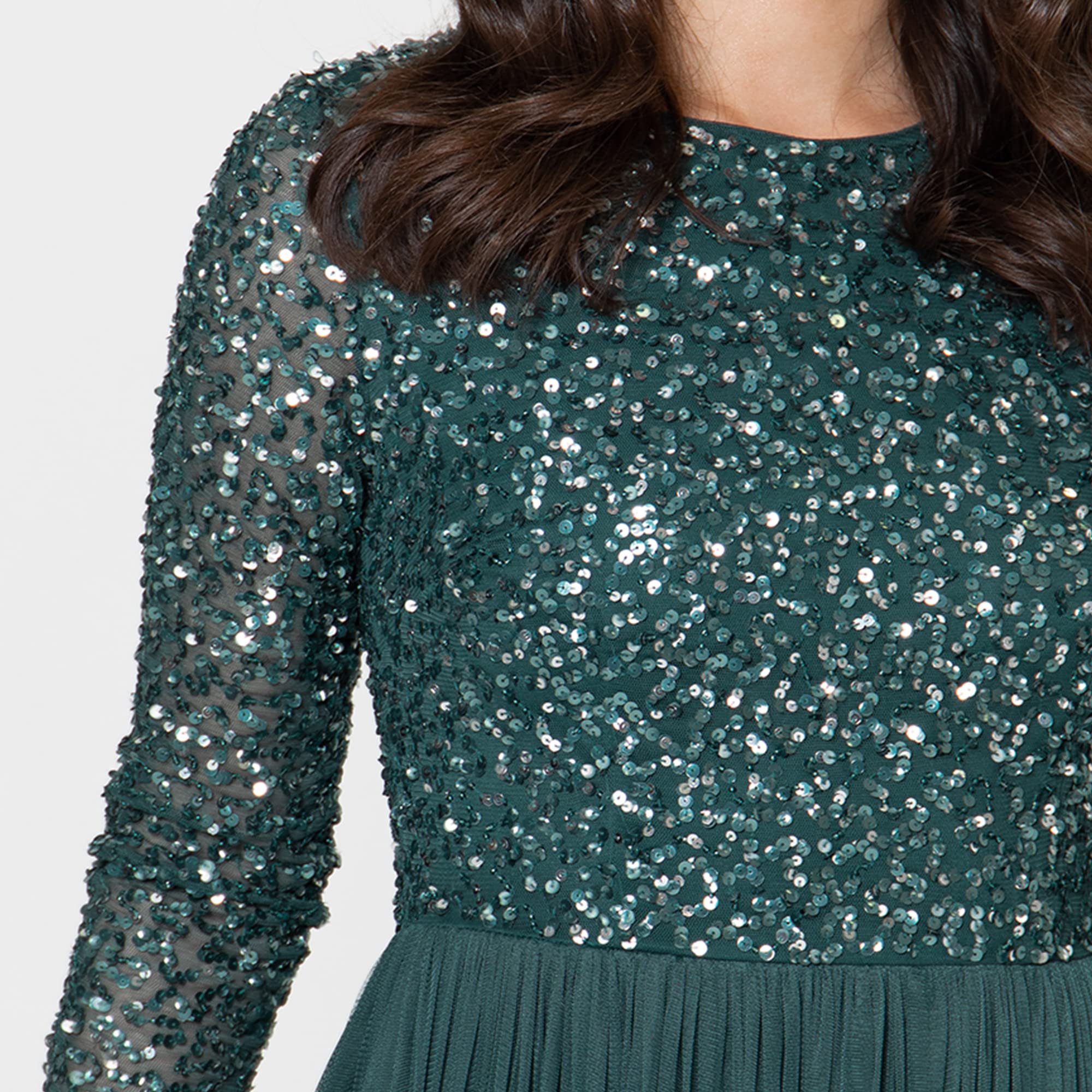 Robe Demoiselle d’Honneur Emeraude C