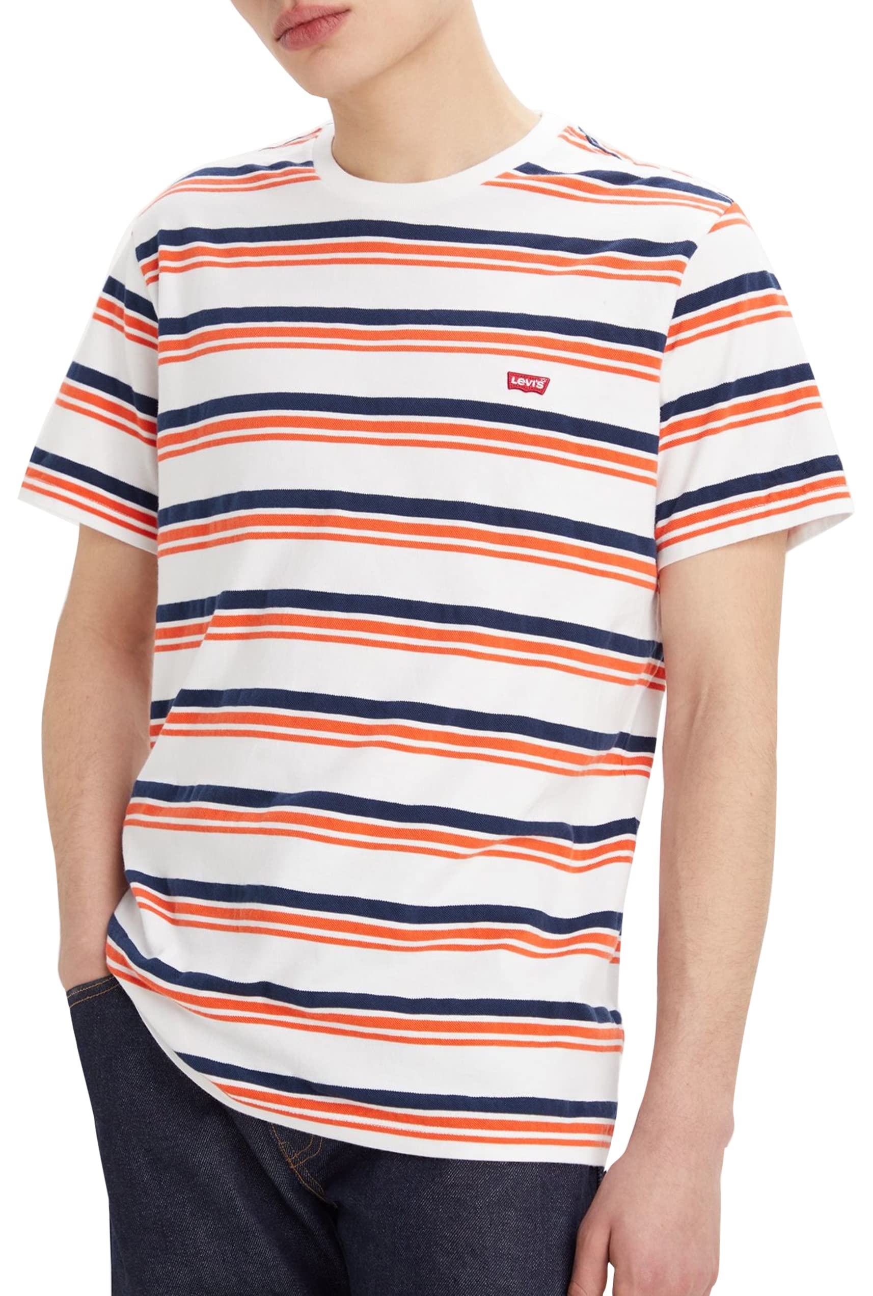 T-Shirt Levi’s Original Andres Stripes Bright White H