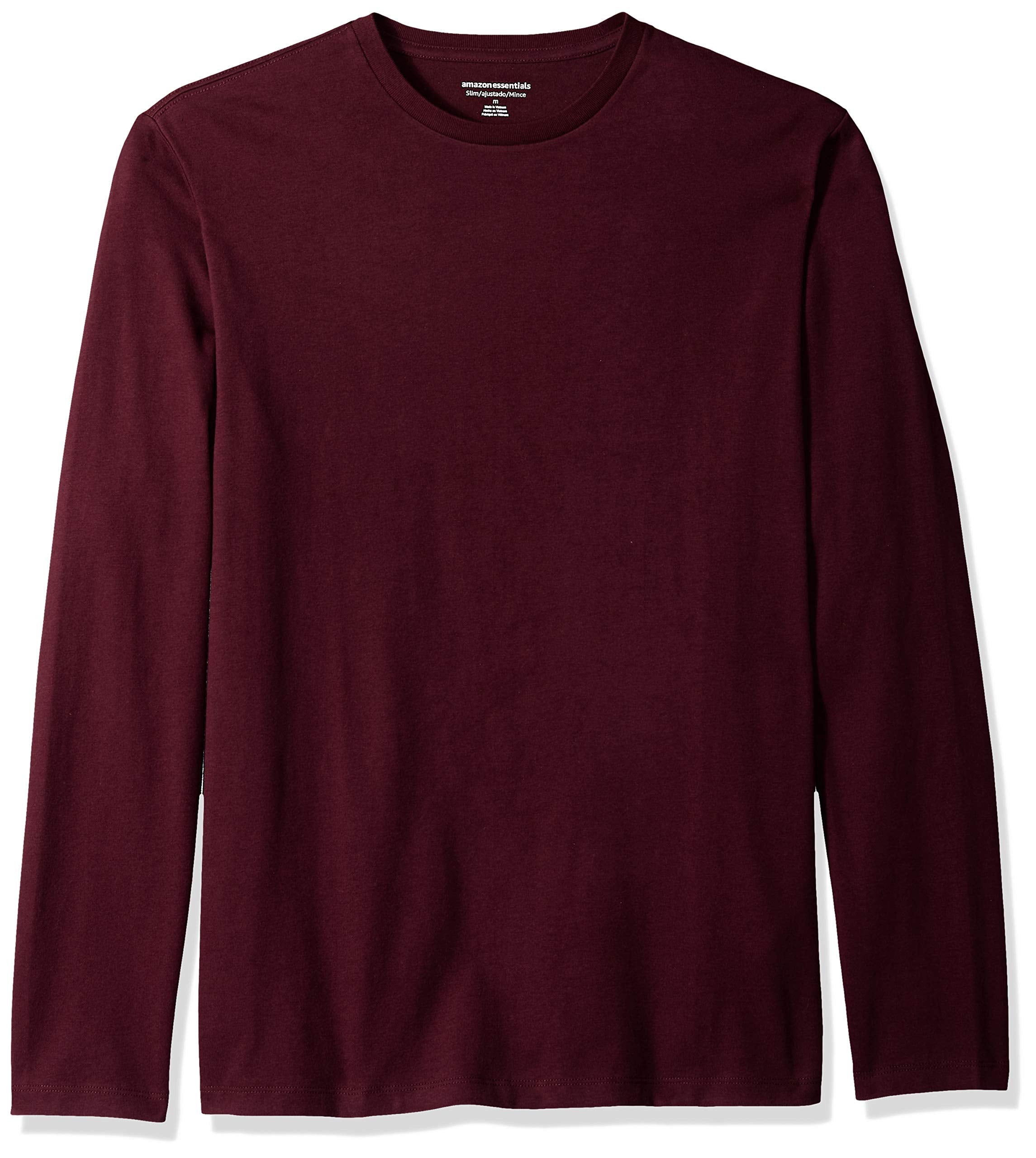 T-Shirt Manches Longues Homme Bordeaux J