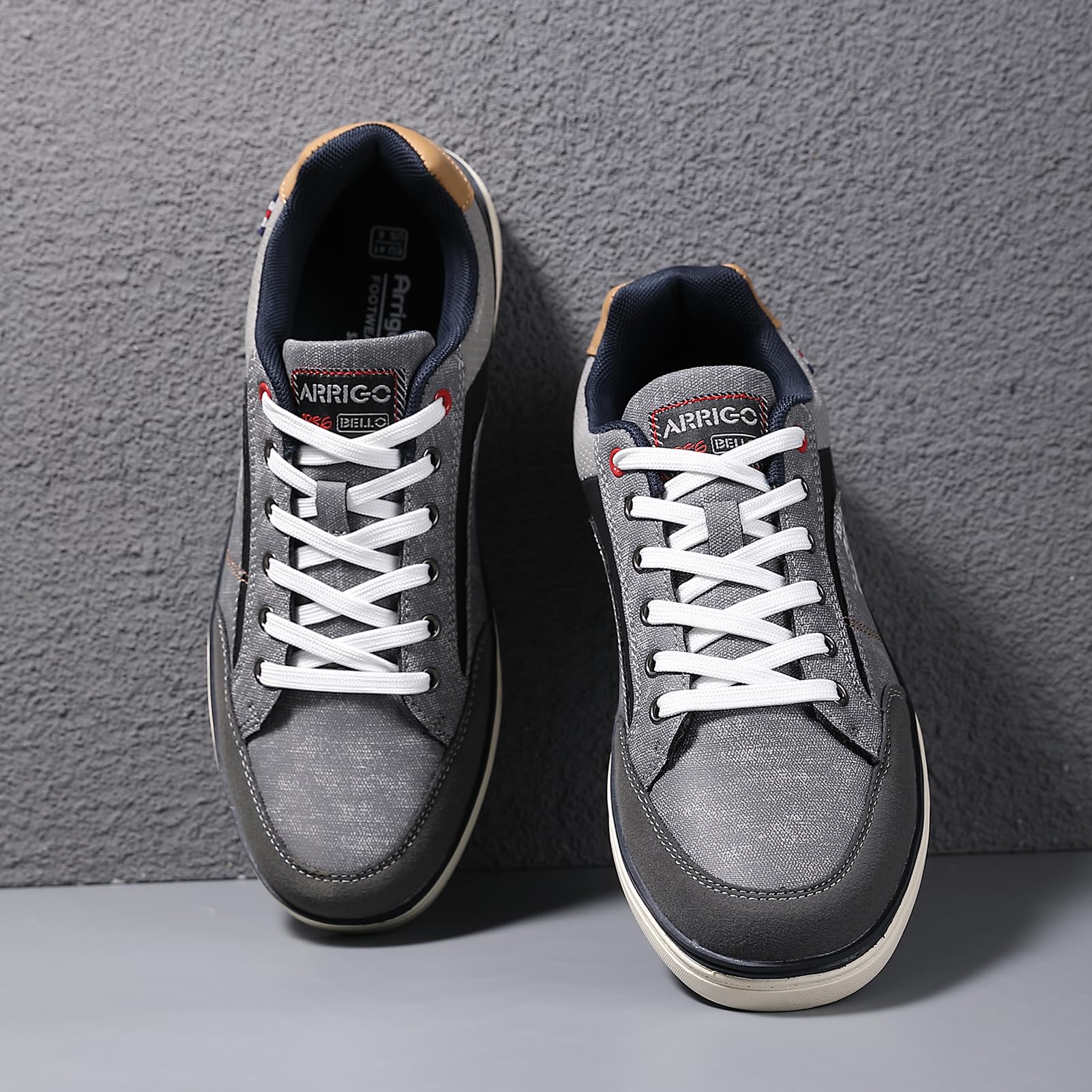 Baskets Homme Ville Casual D Gris H