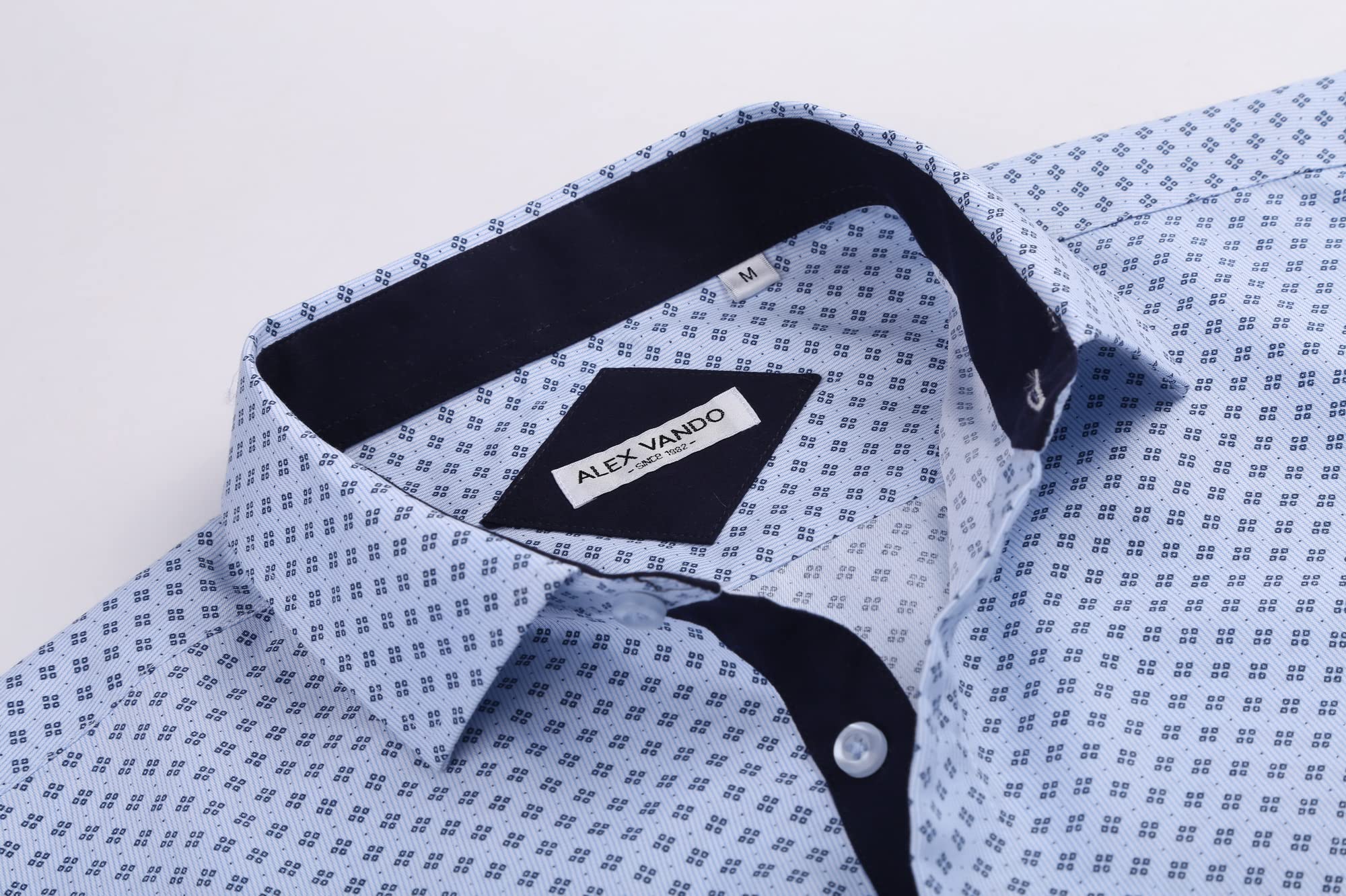 Chemise Homme  Élégante & Moderne Bleu E