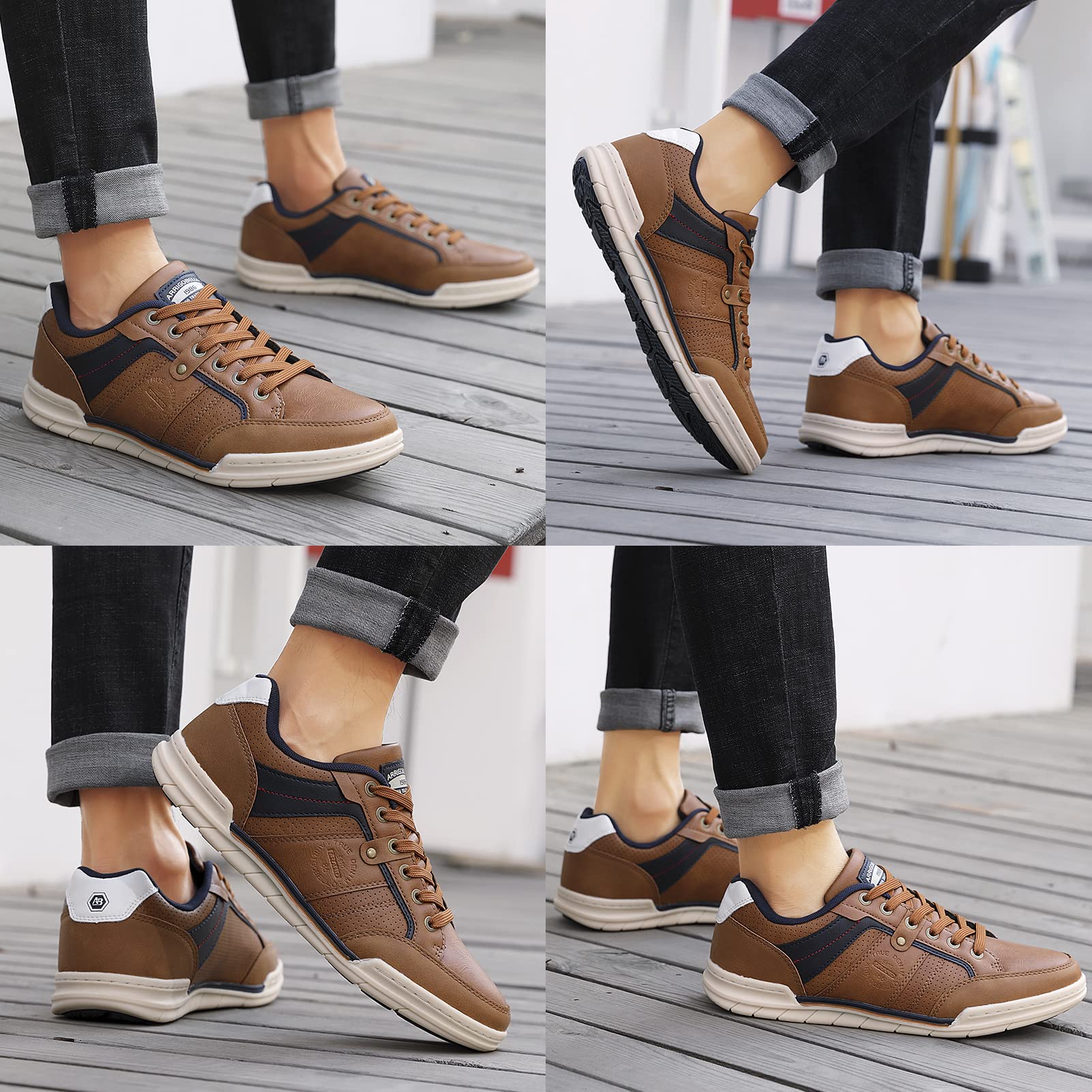 Baskets Homme Ville Casual B Jaune H