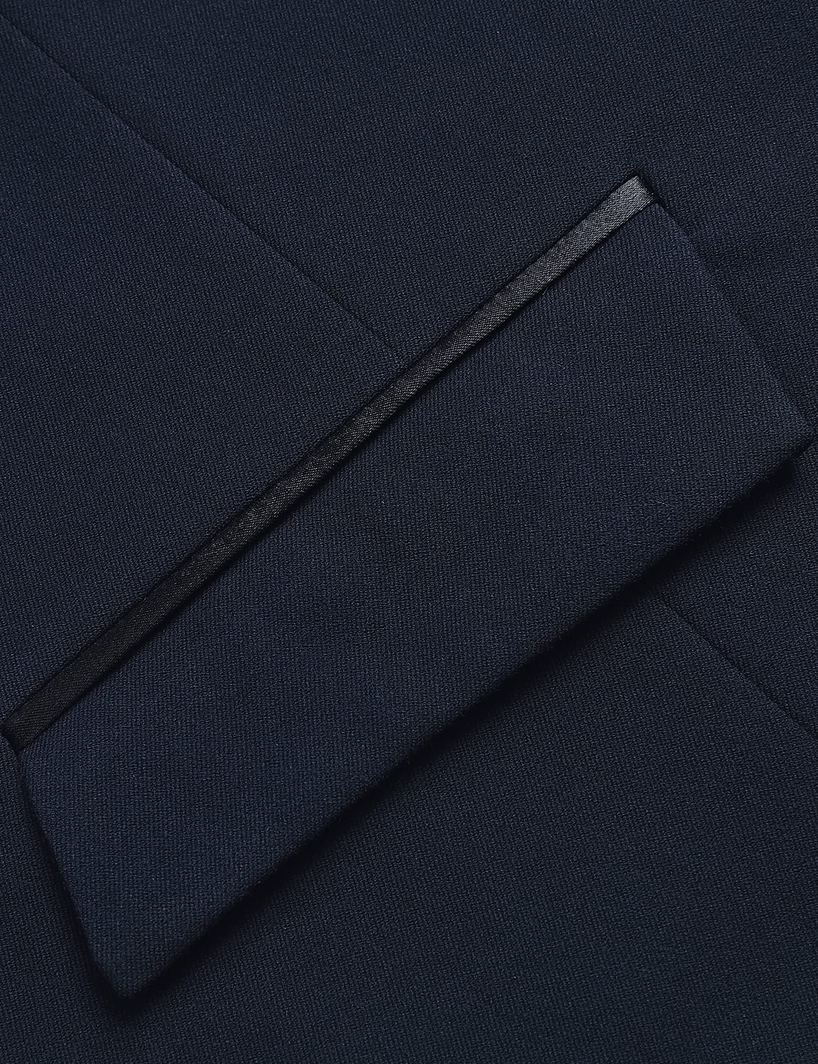 Gilet Costume Homme Bleu marin D