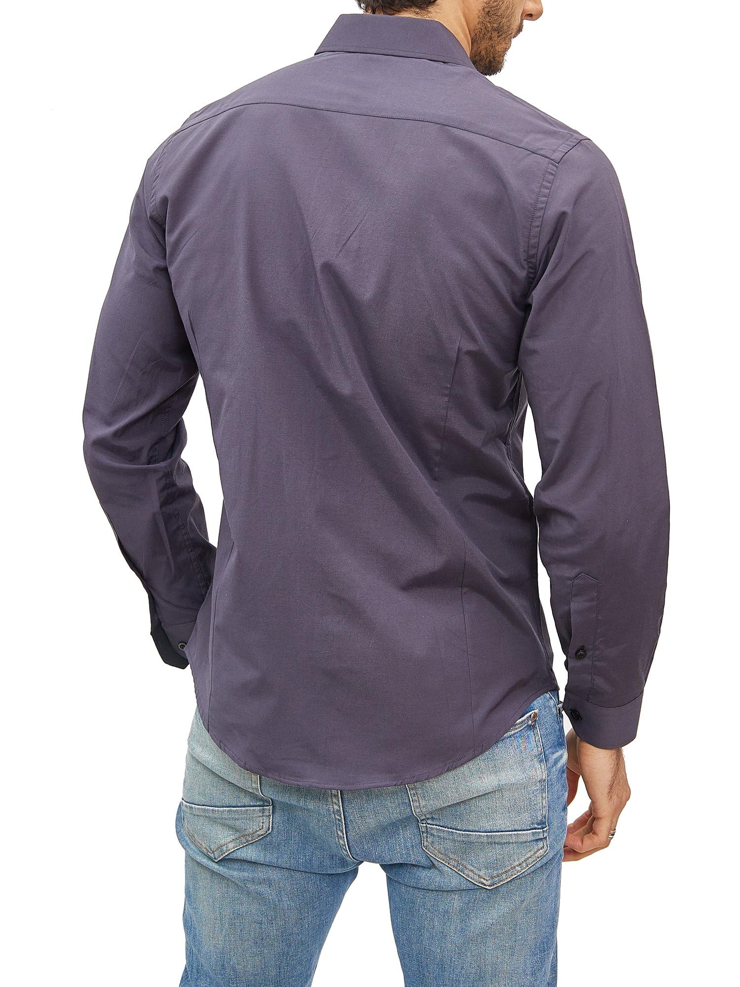 Chemise Homme Élégante & Polyvalente Anthracite A