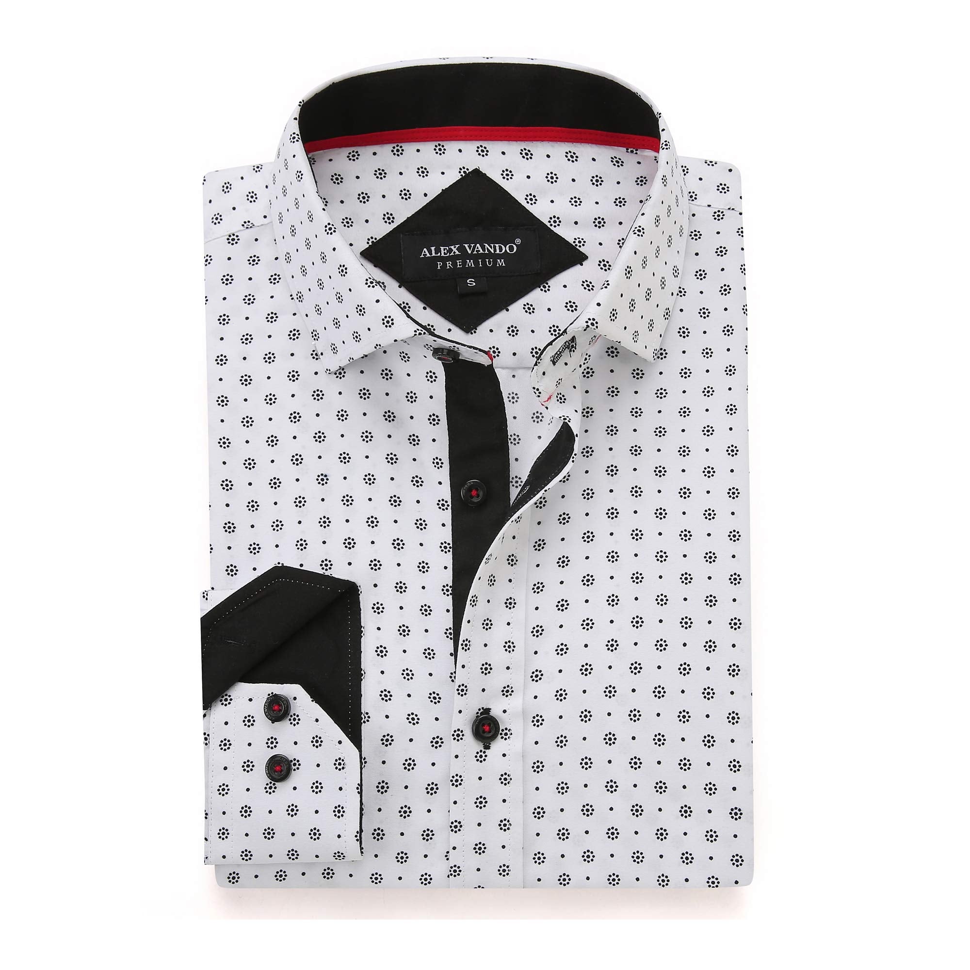 Chemise Homme  Élégante & Moderne White-709 E