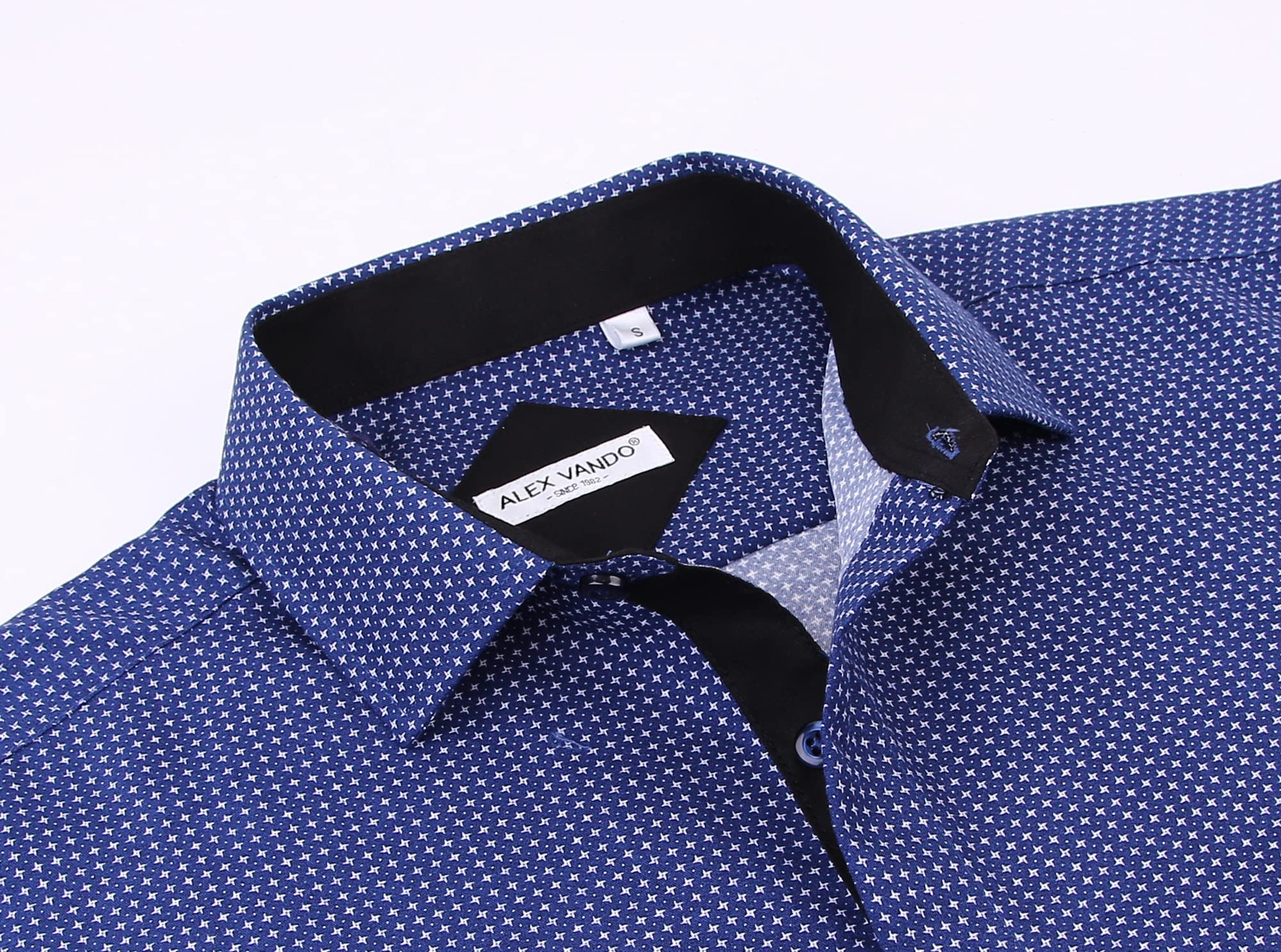 Chemise Homme  Élégante & Moderne Bleue-879 E