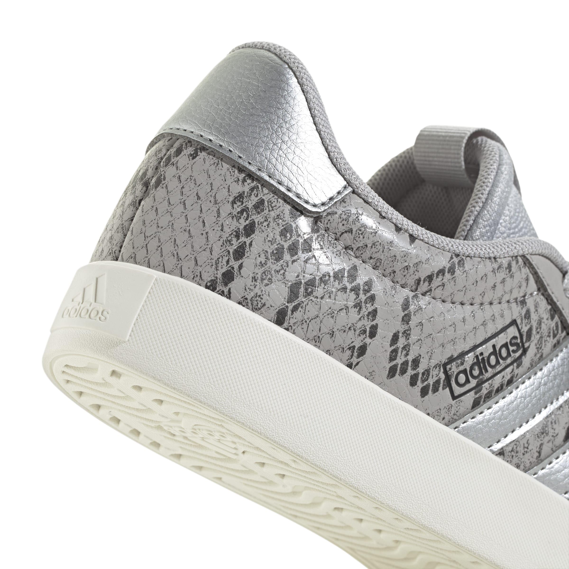 Adidas VL Court 3.0 Femme Grey Two Silver Met Off White F