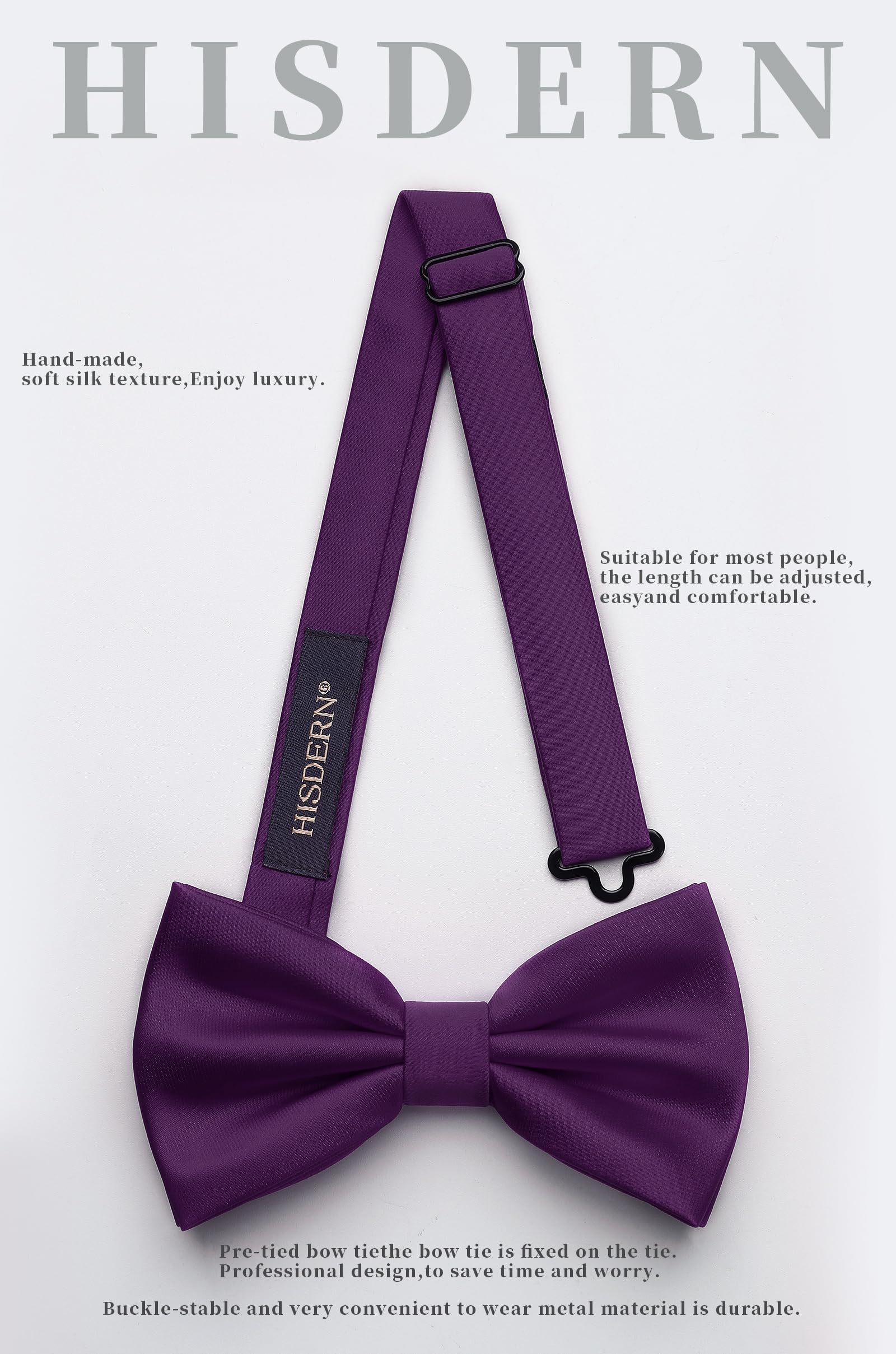 Nœud Papillon H Violet-1 G