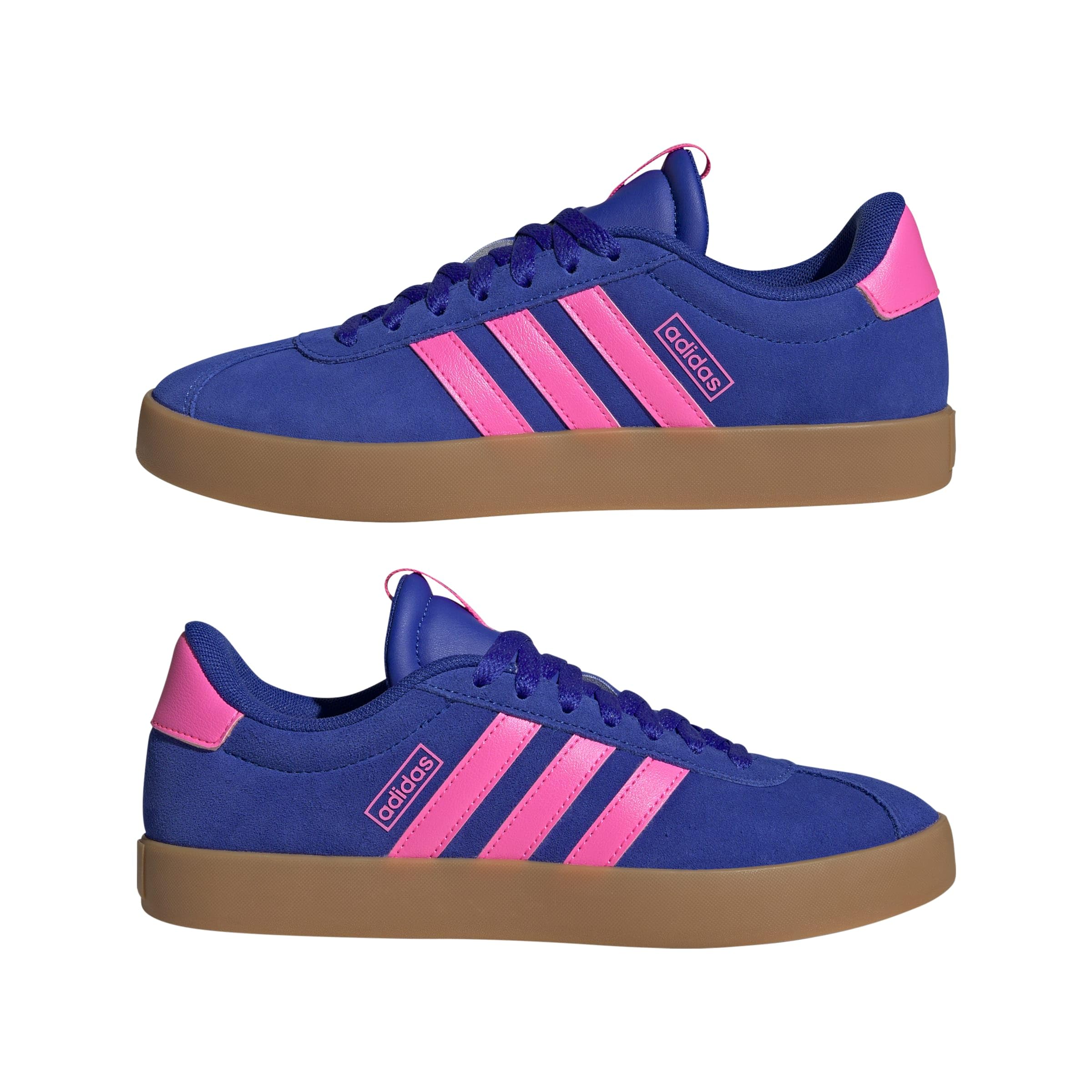 Adidas VL Court 3.0 Femme Lucid Blue Lucid Pink Gum-10 F