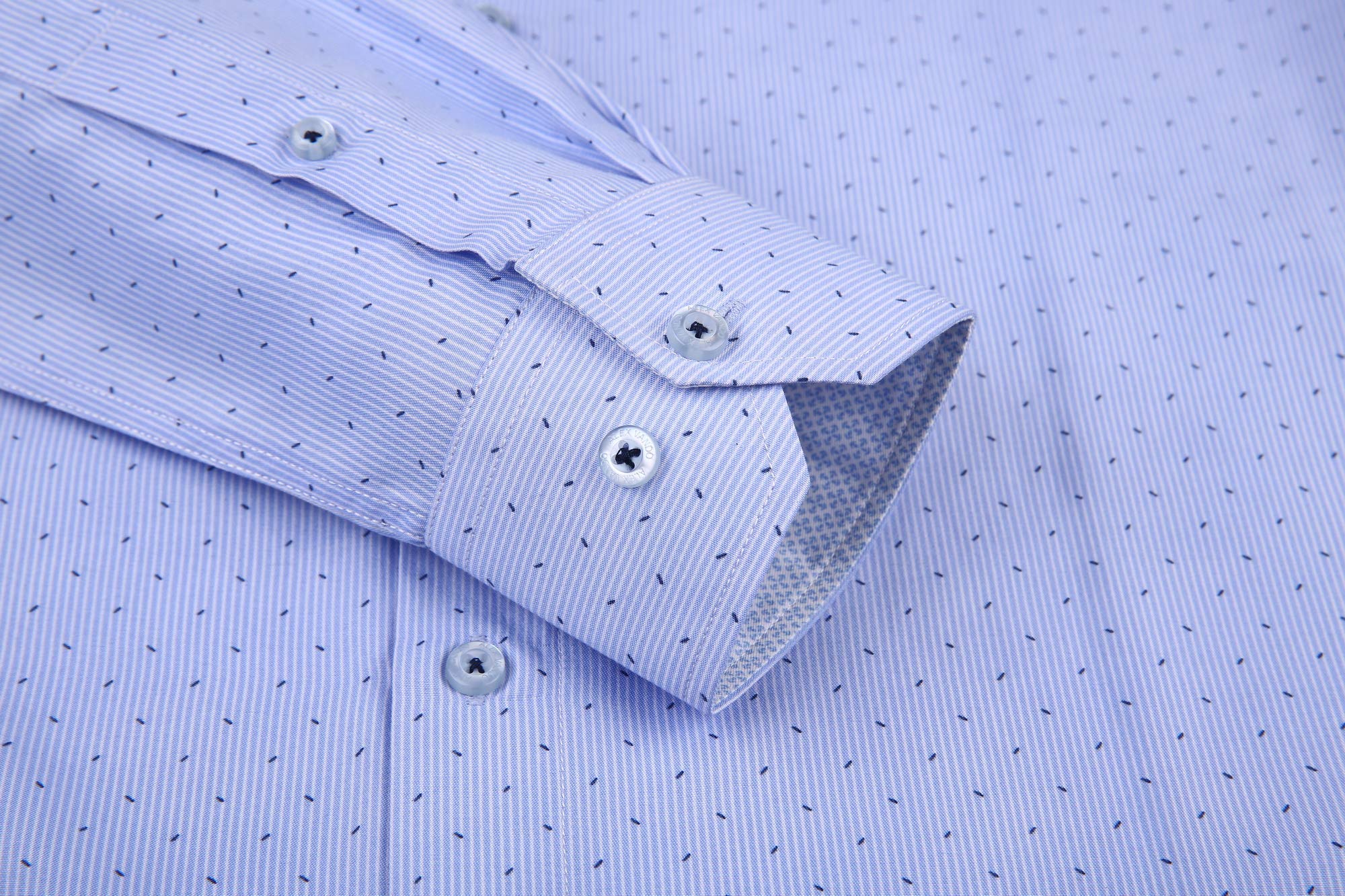 Chemise Homme  Élégante & Moderne Bleue-6974 E