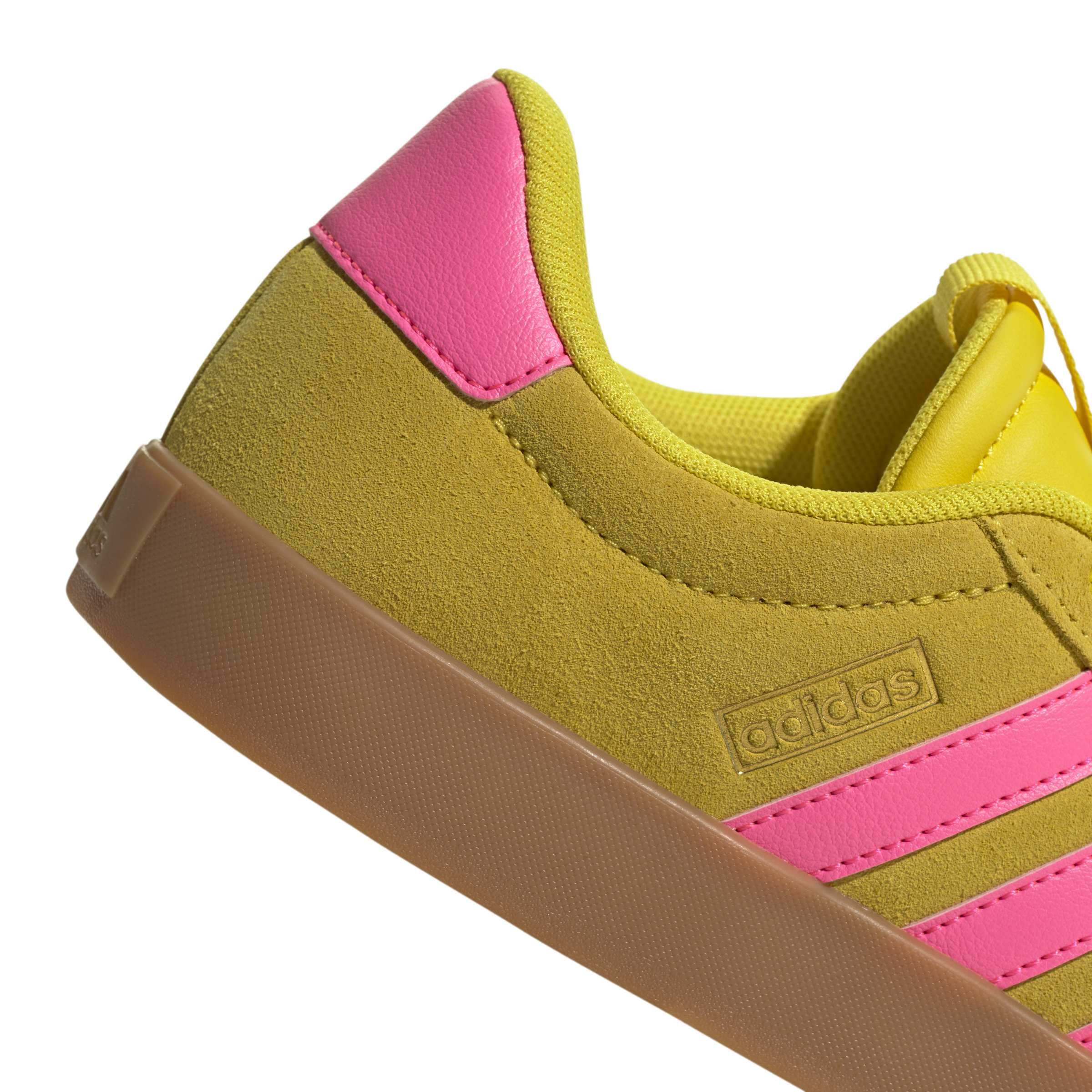 Adidas VL Court 3.0 Femme Yellow Lucid Pink Gold Met F