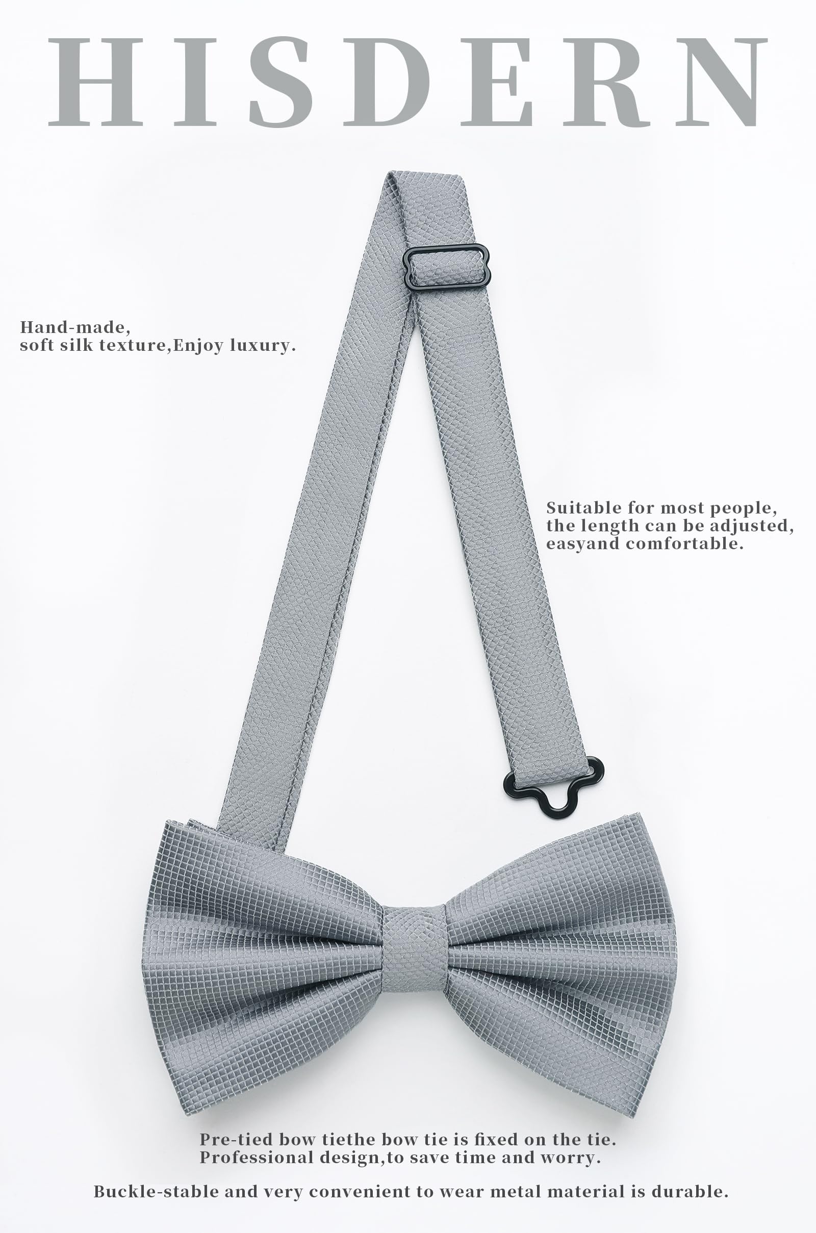 Nœud Papillon I Gris-2 G