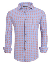 Chemise Homme Extensible Bleue Red D