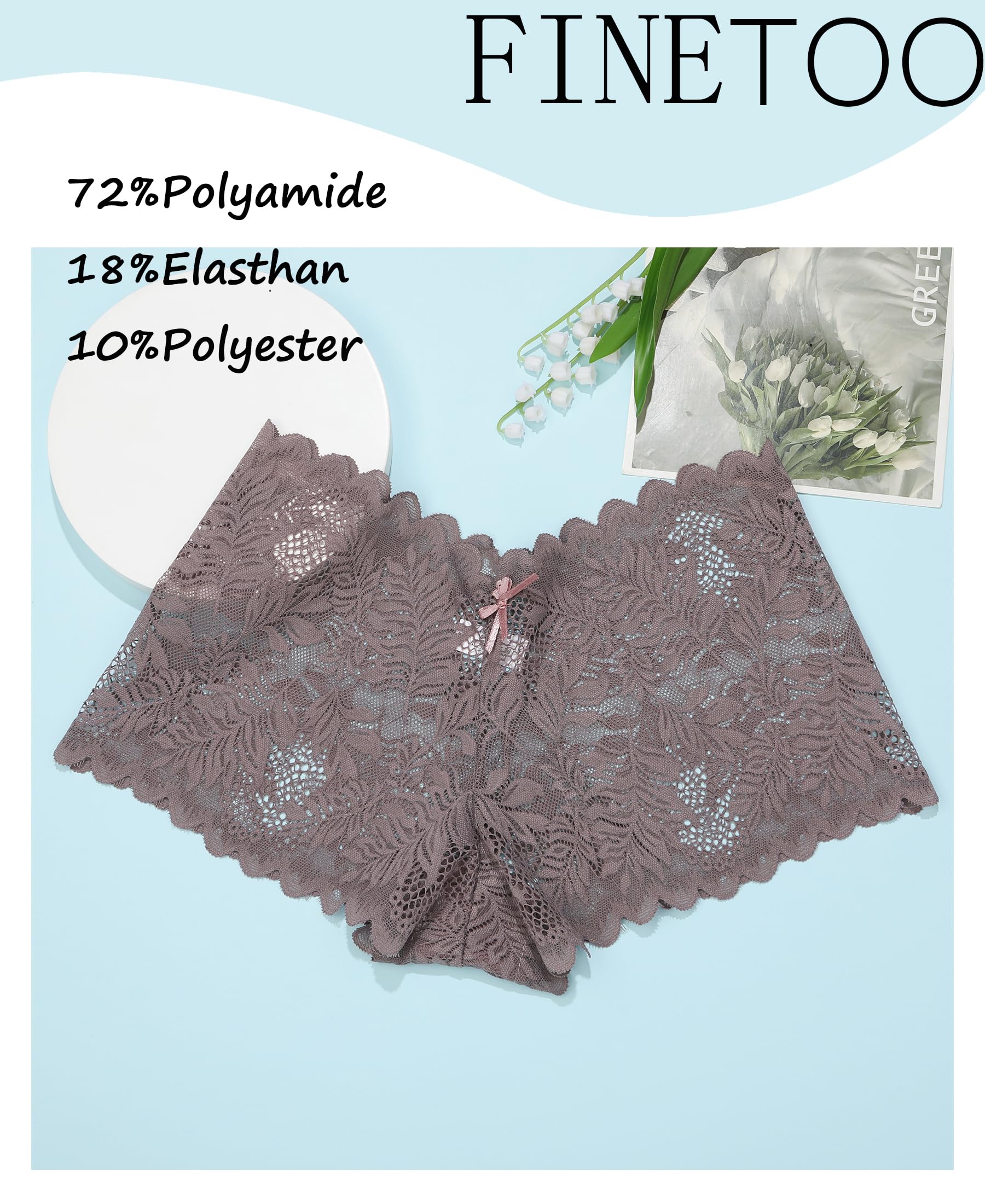 Lot de 5 Culottes Dentelle Sexy E 5er E