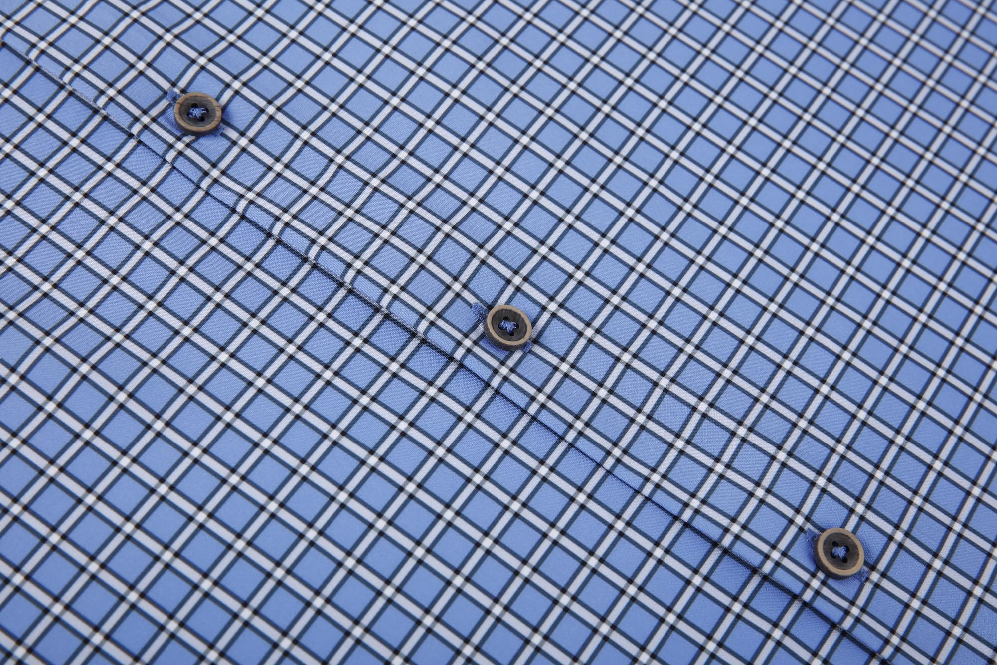 Chemise Homme Extensible 256-Bleue Square D