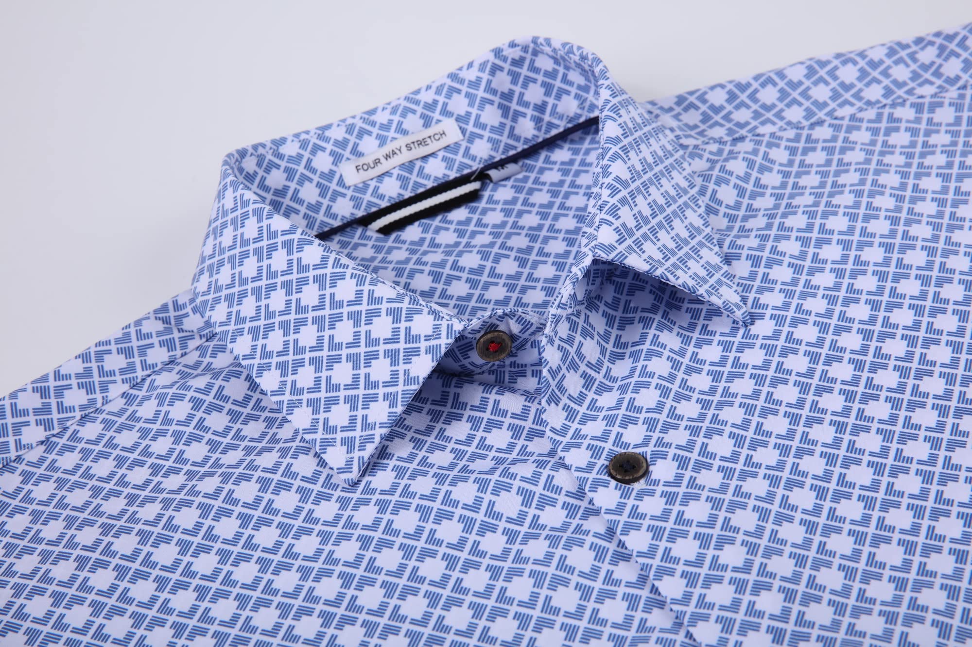 Chemise Homme Extensible White Square D