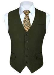 Gilet Costume Homme Gris Vert-2s Ardoise D