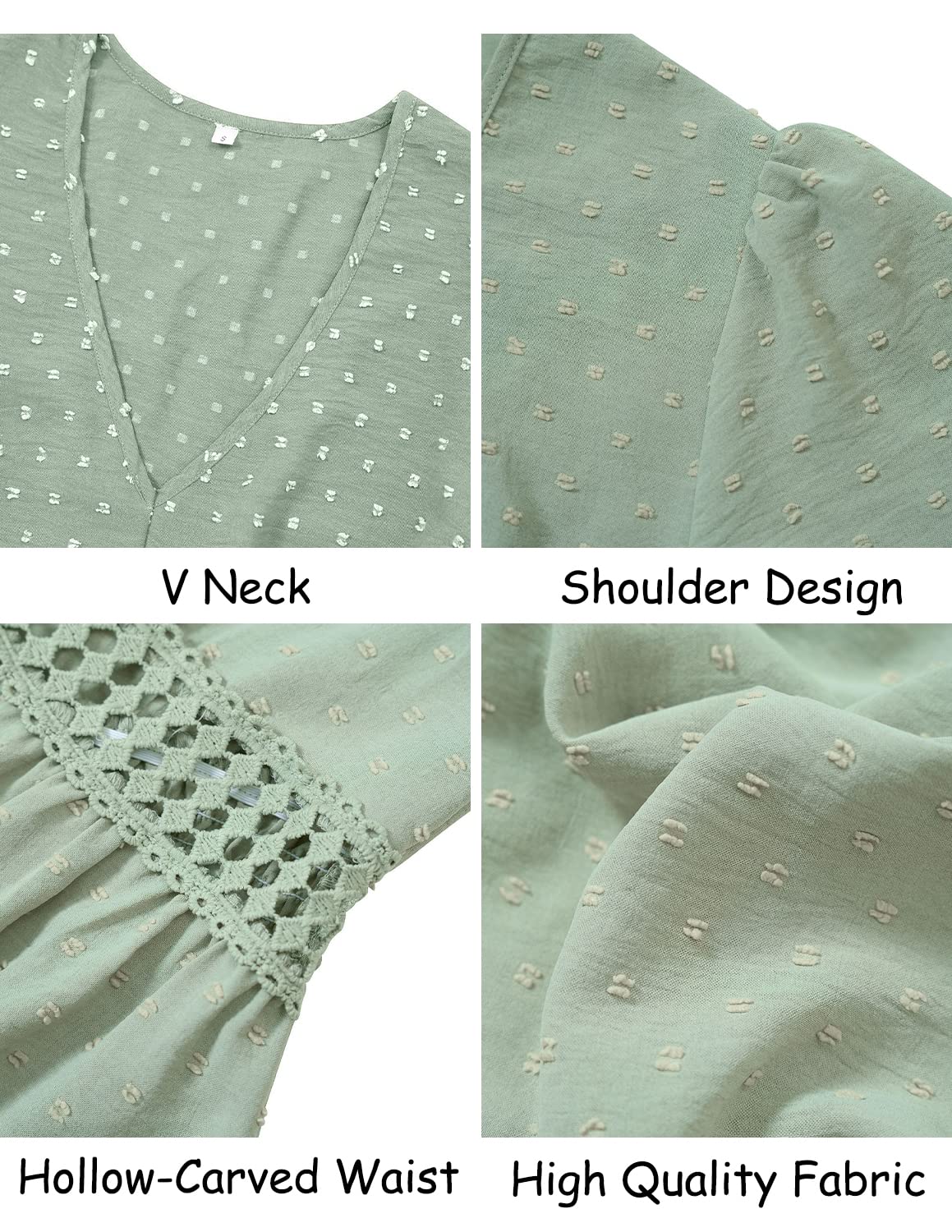 Robe d’Été Femme A-Vert I