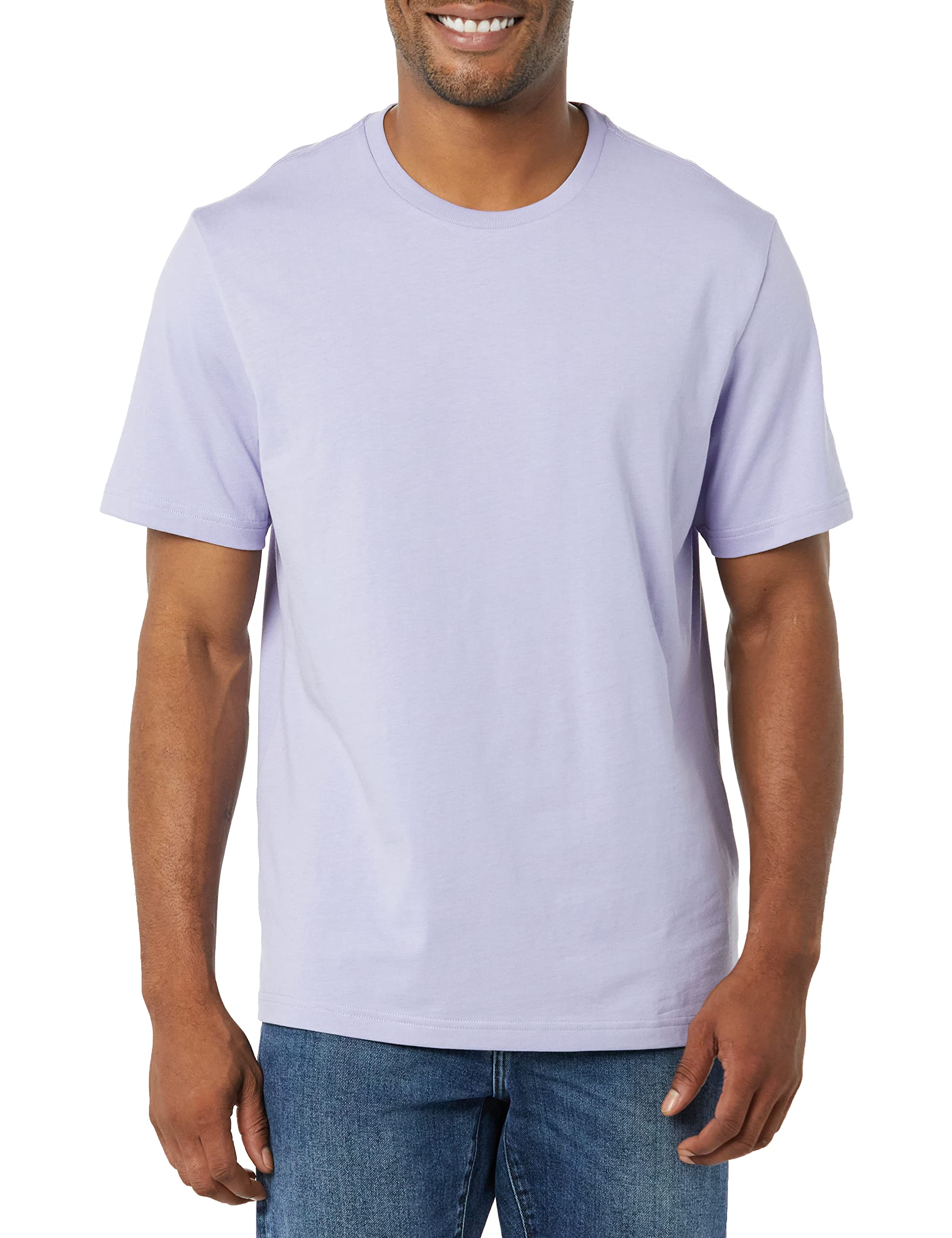 T-shirt Homme Confortable Bleu Délavé Lavande I