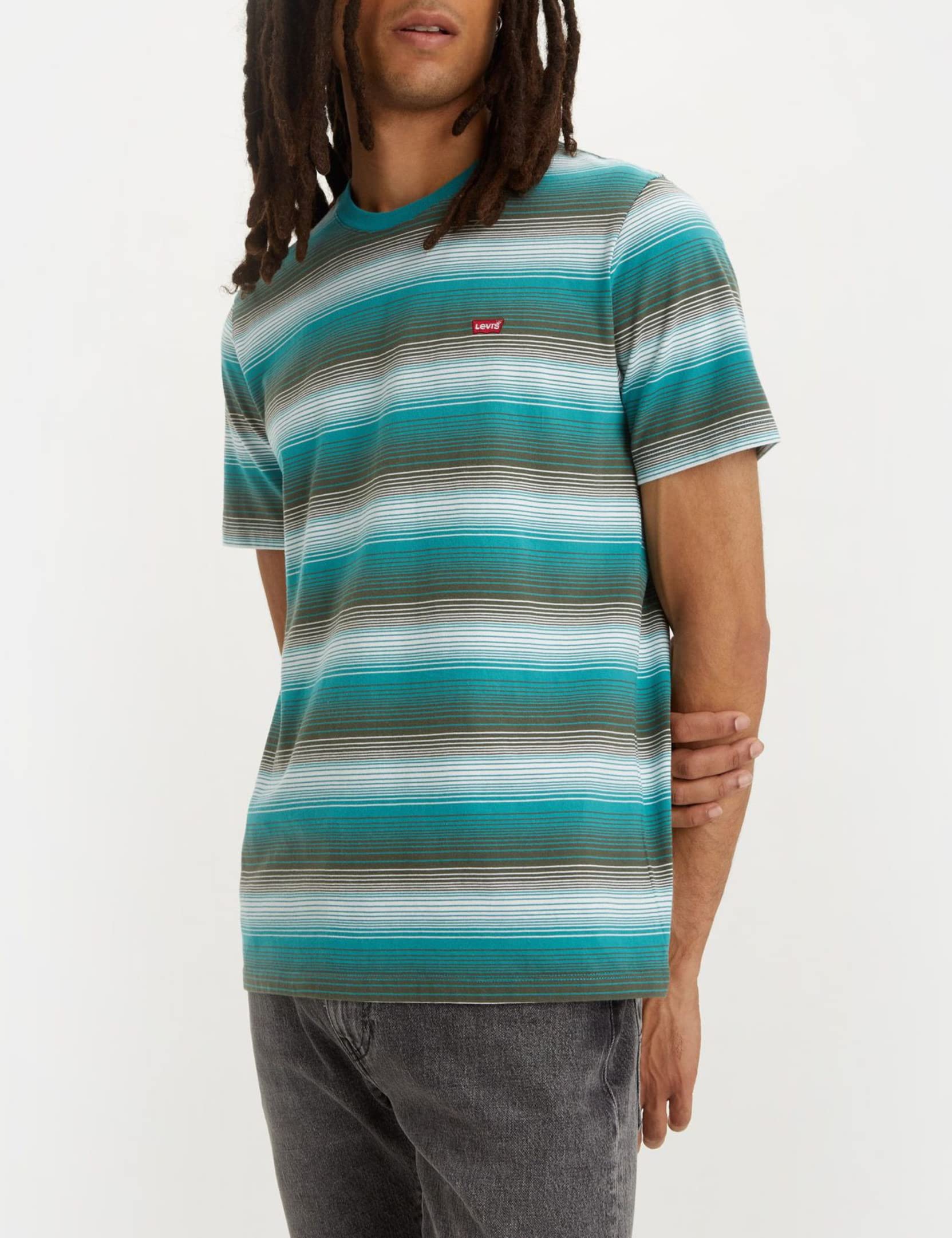 T-Shirt Levi’s Original Nostalgia Green Bleue Slate H