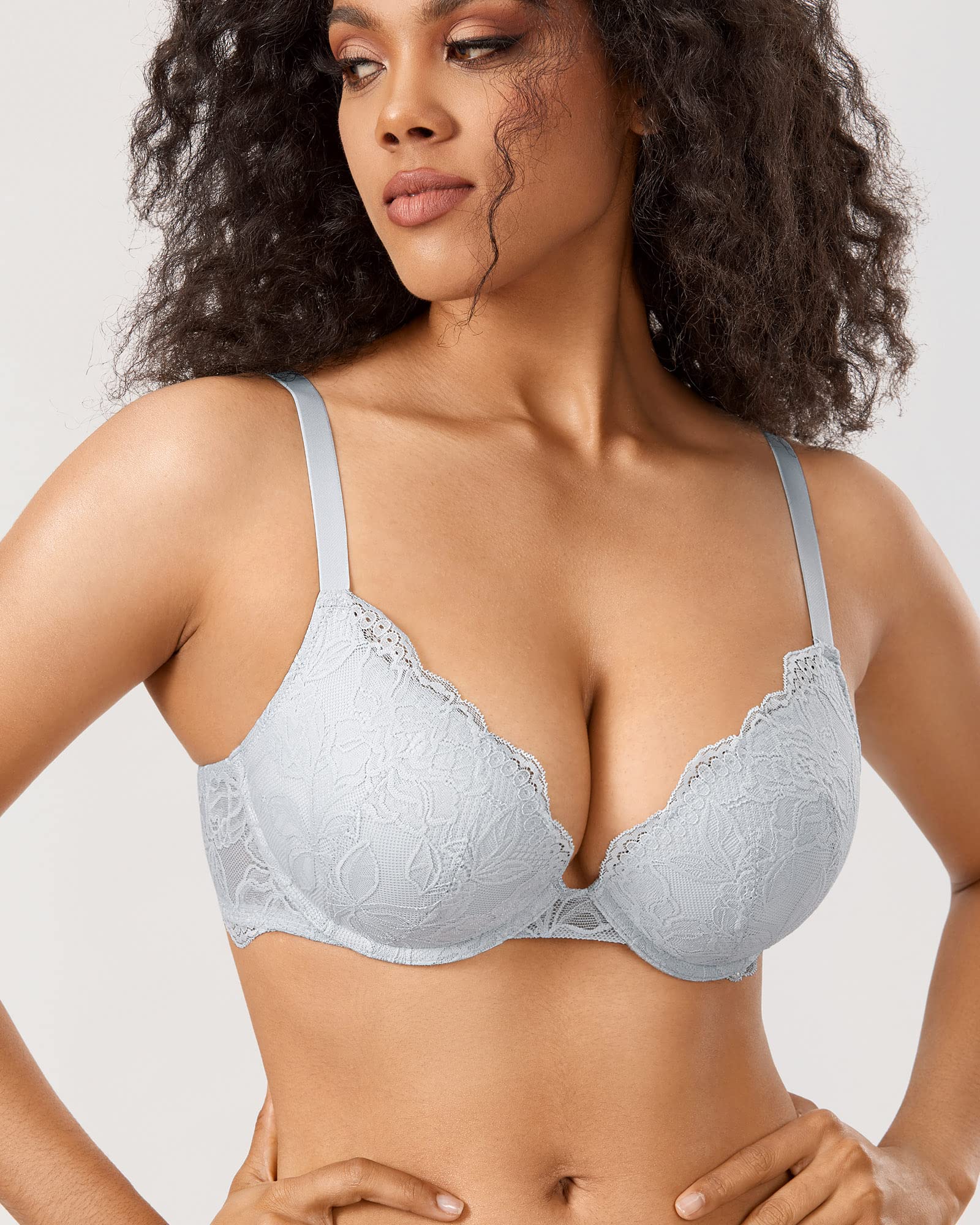 Soutien-Gorge Push-Up Gris Opale I