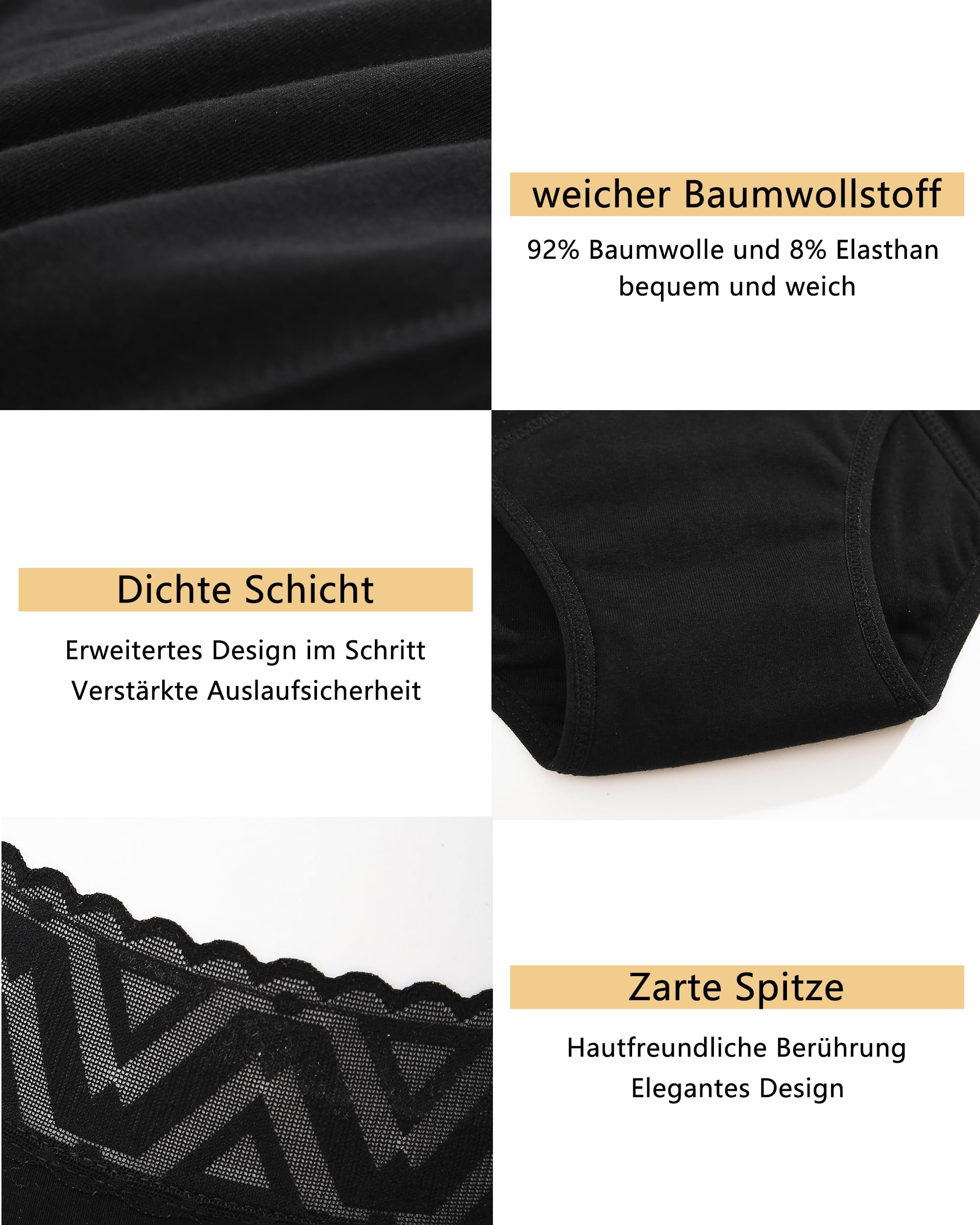 Lot de 5 Culottes Dentelle Sexy Tr 1er E