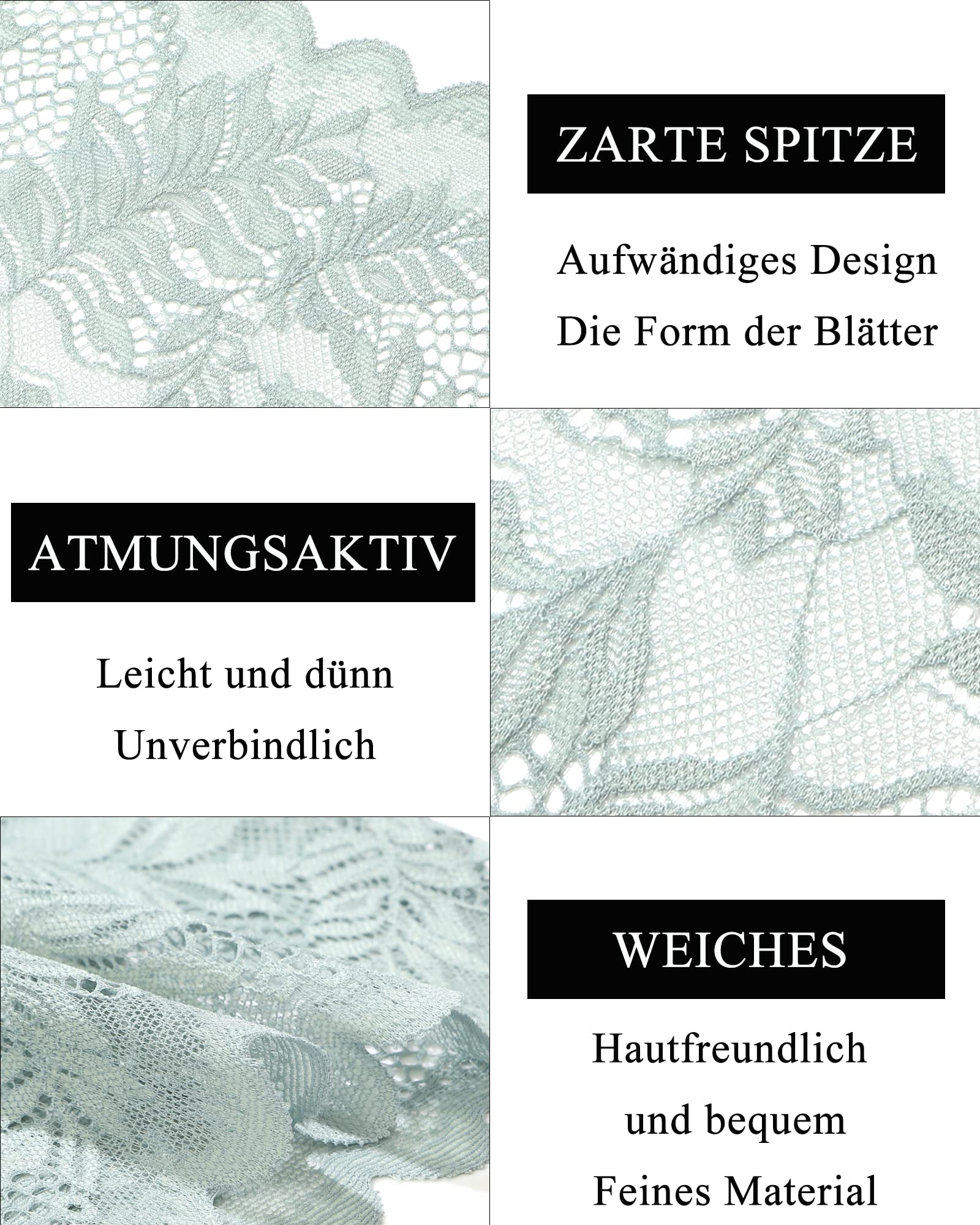 Lot de 5 Culottes Dentelle Sexy Tr A 5er E