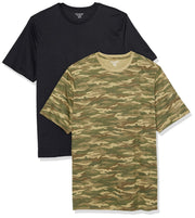 T-shirt Homme Confortable Imprimé Motifs Camouflage Noir I