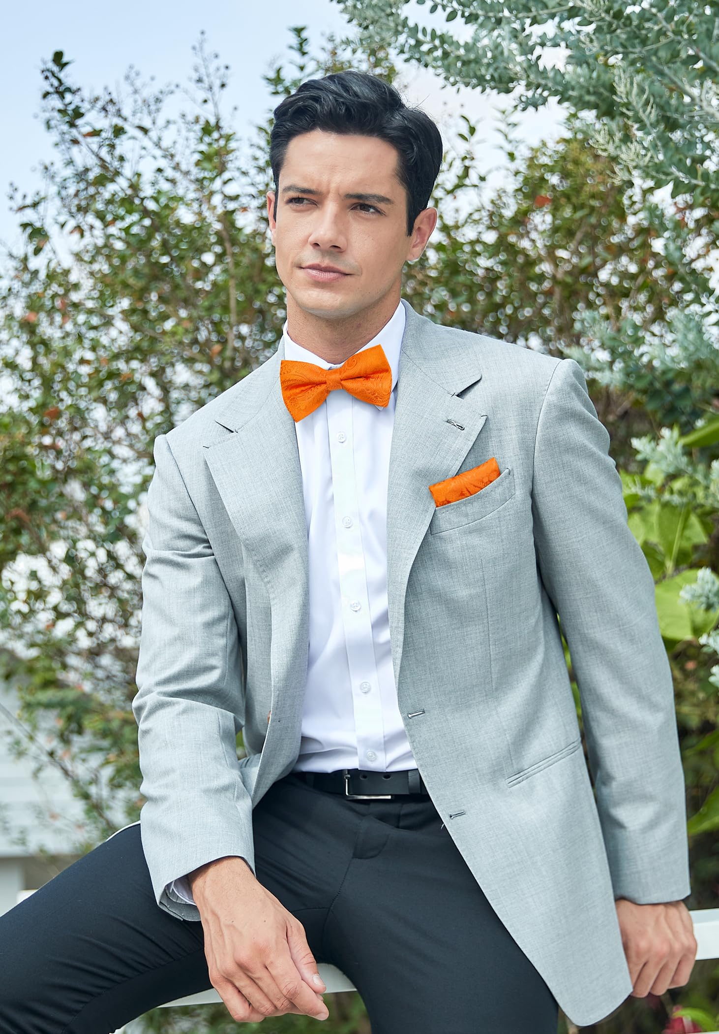 Nœud Papillon G Orange-2 G