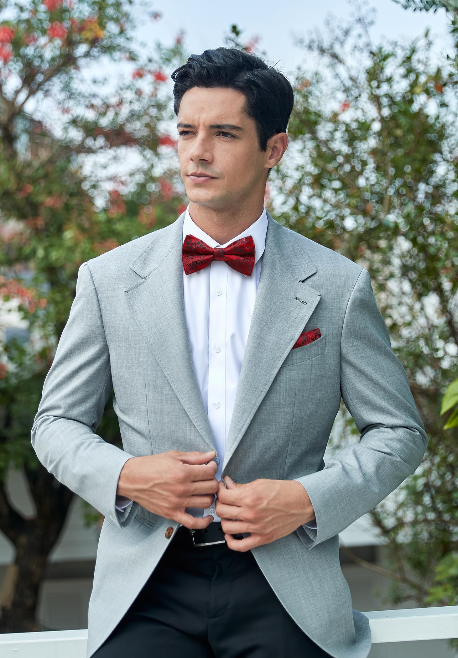 Nœud Papillon D Rouge-3 G